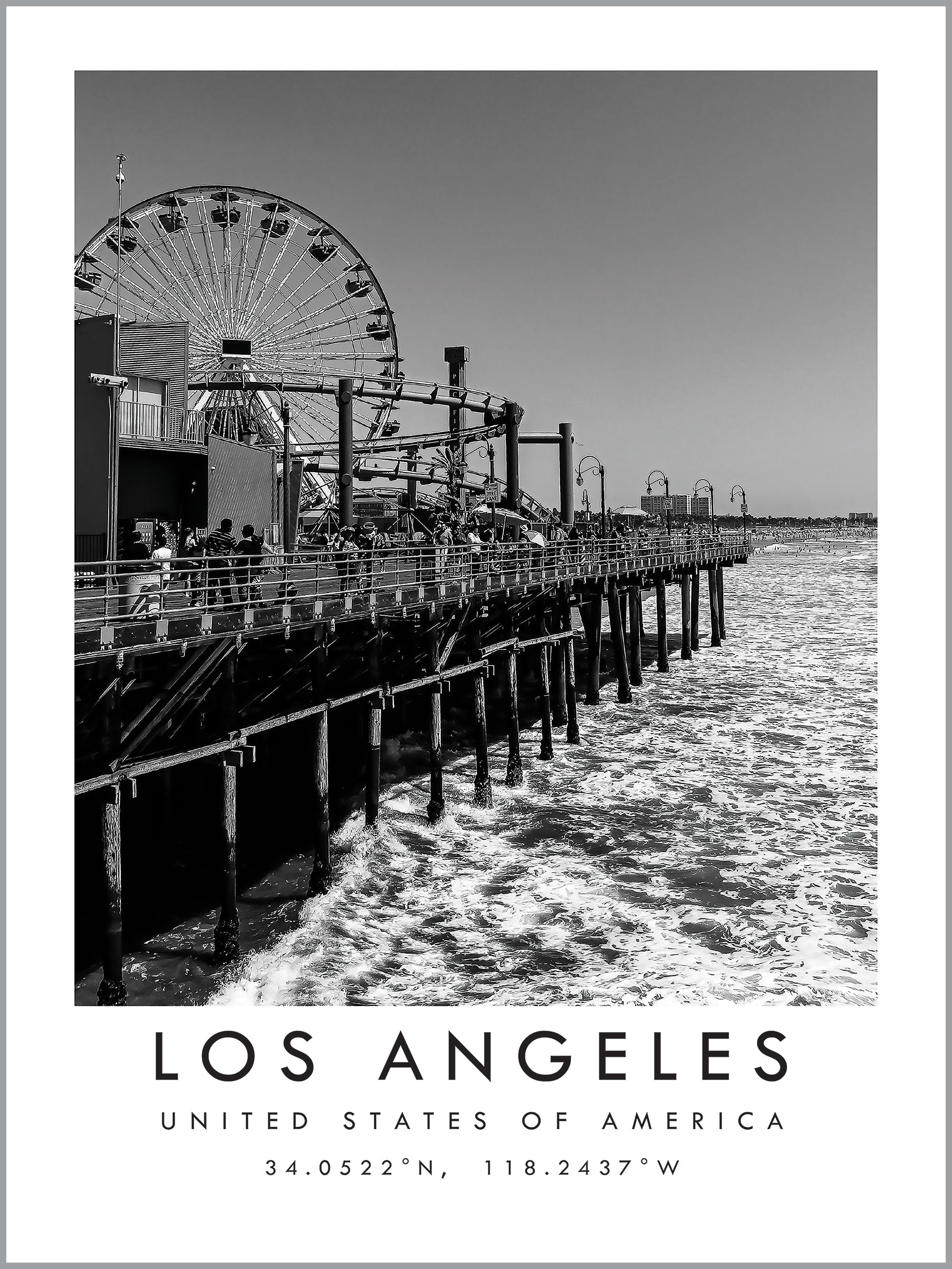 Los Angeles Travel Print