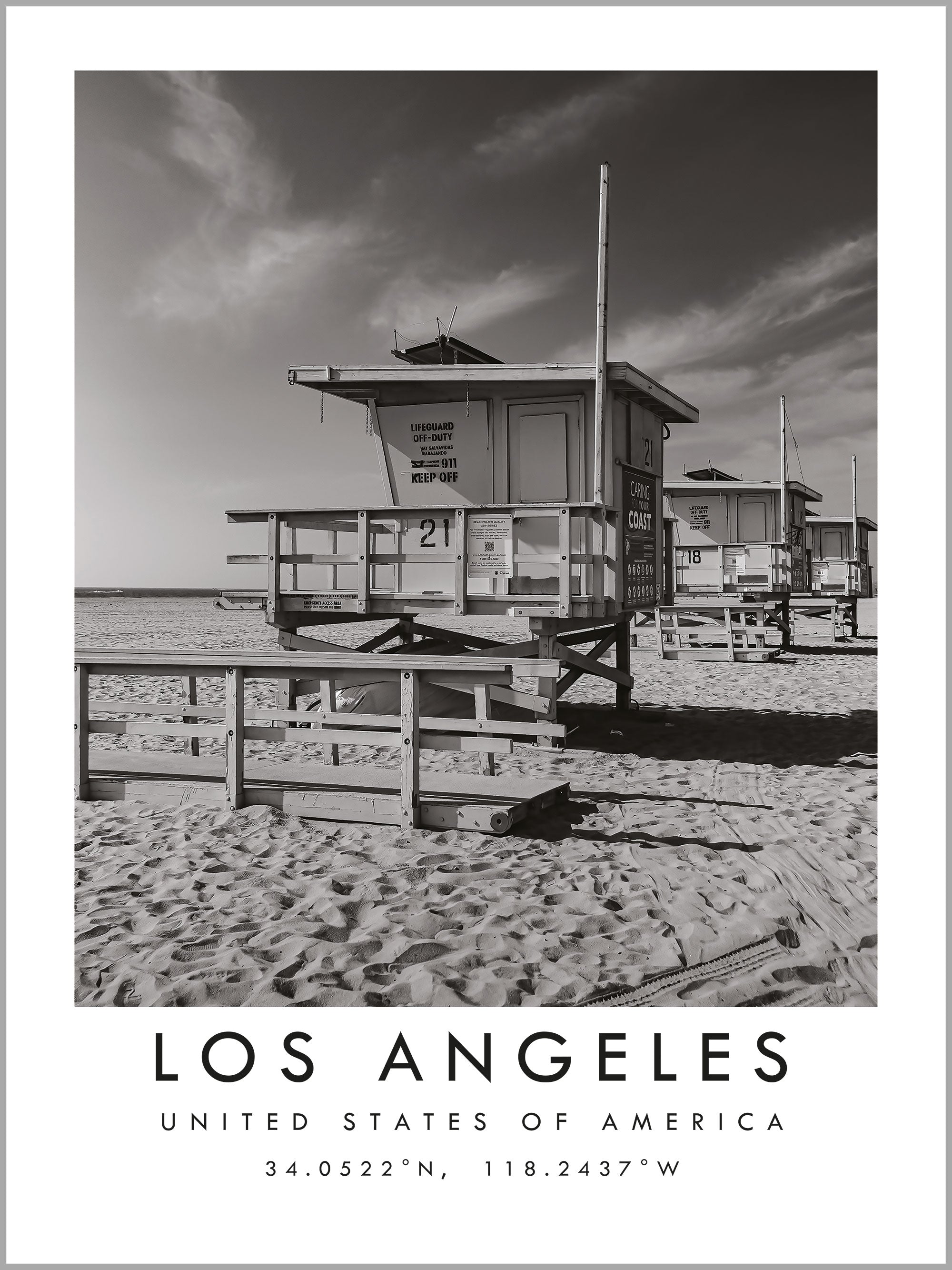 Los Angeles Travel Print