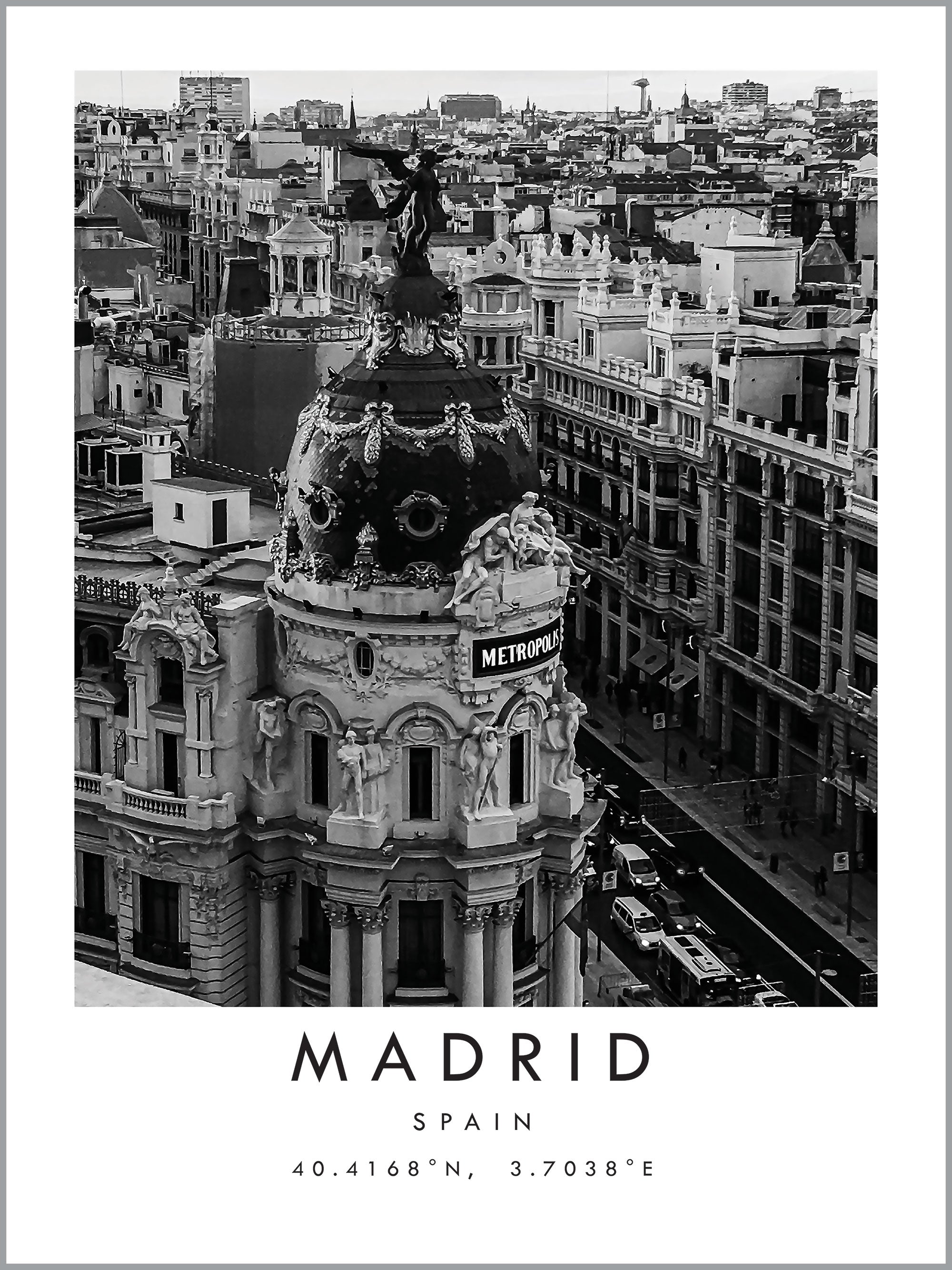 Madrid Travel Print