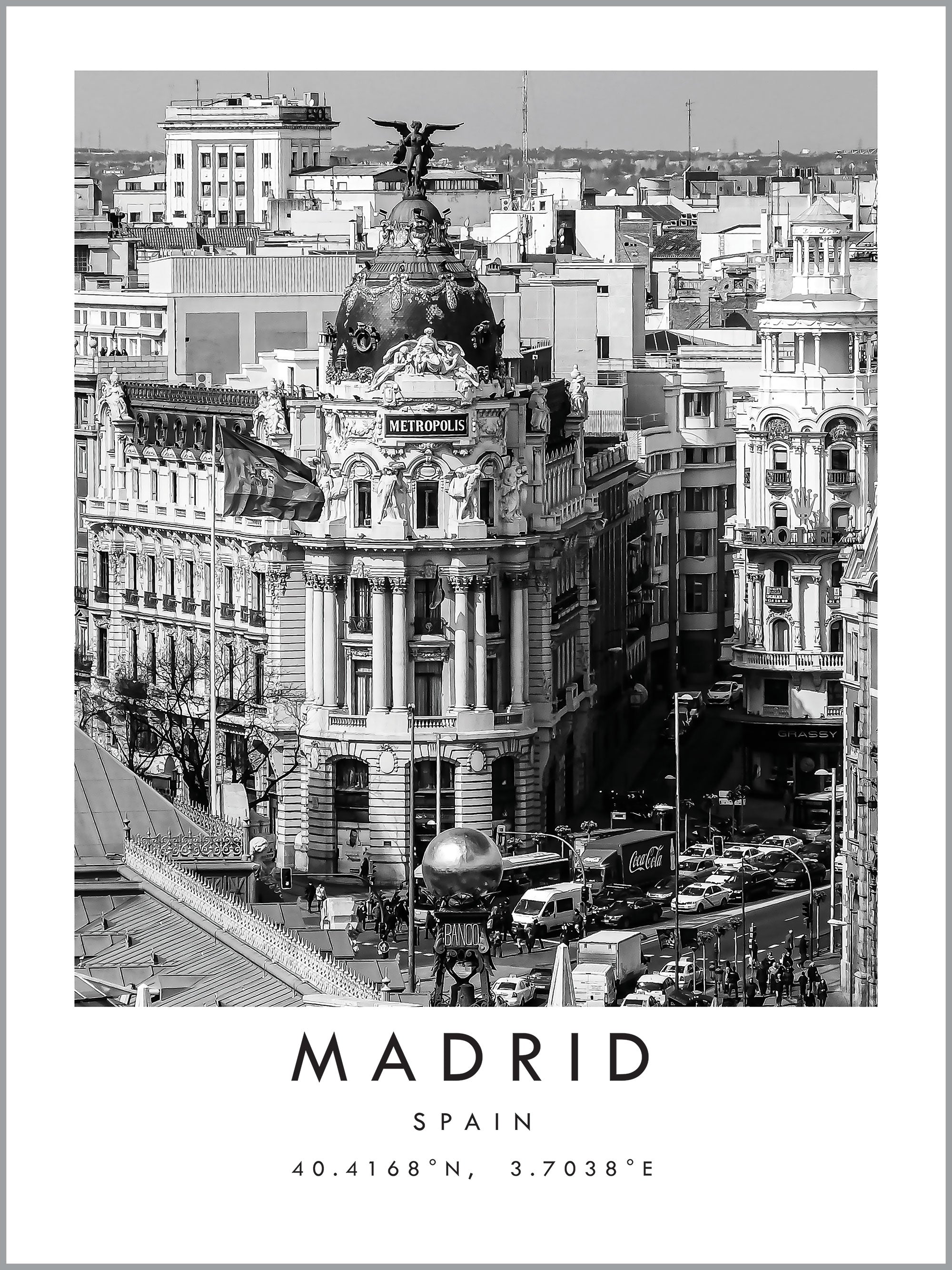 Madrid Travel Print