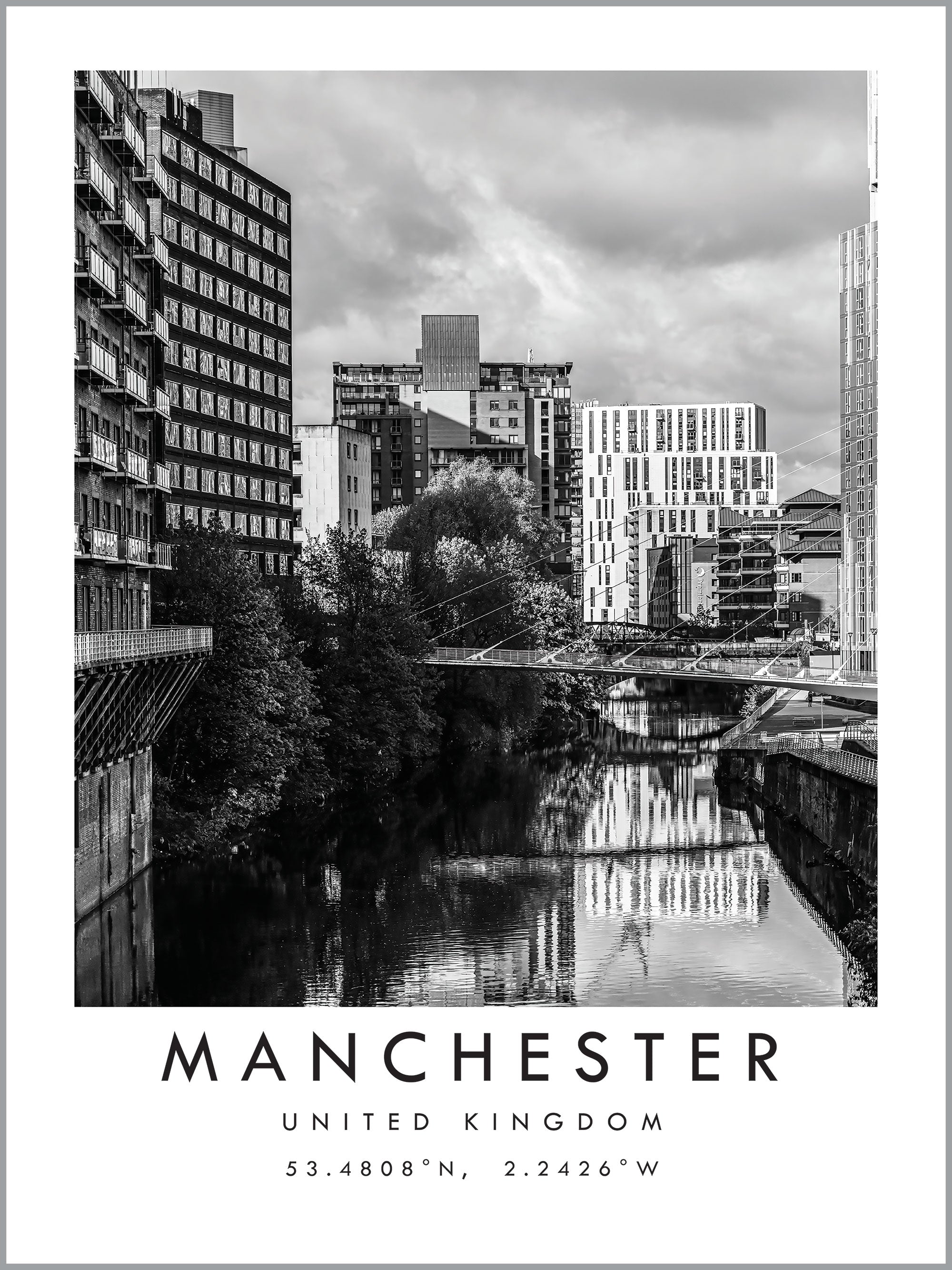 Manchester Travel Print