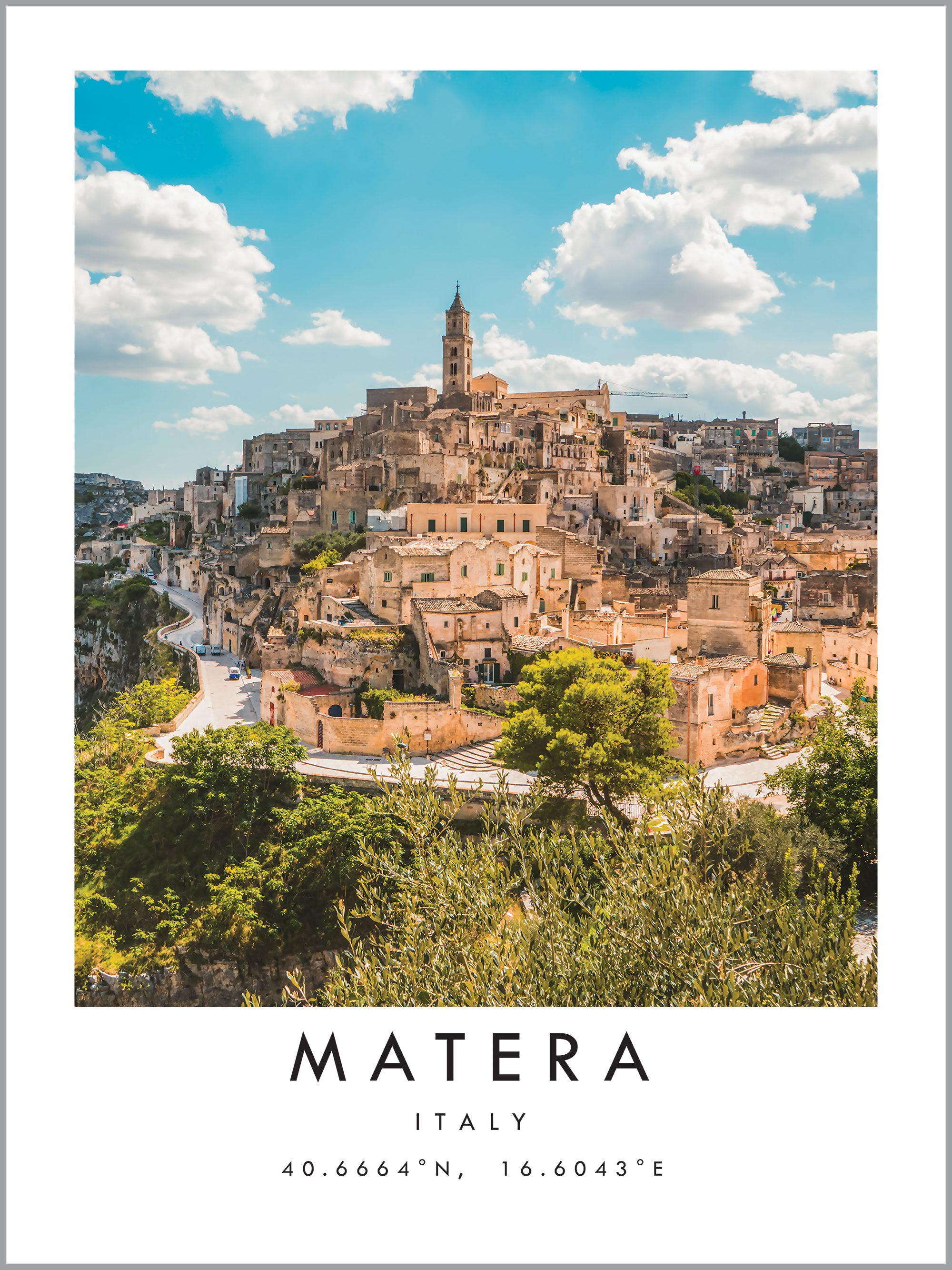 Matera Travel Print