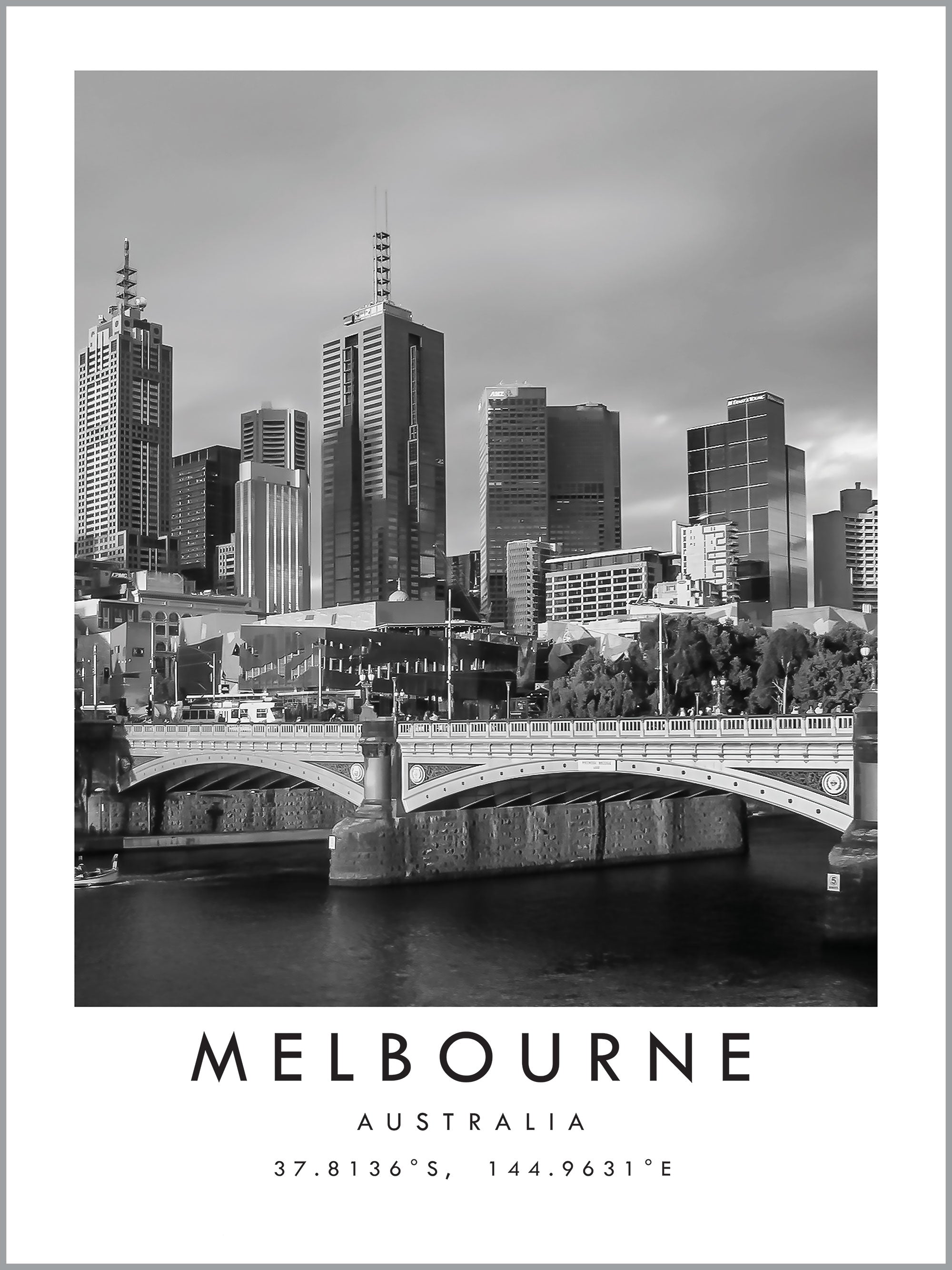 Melbourne Travel Print