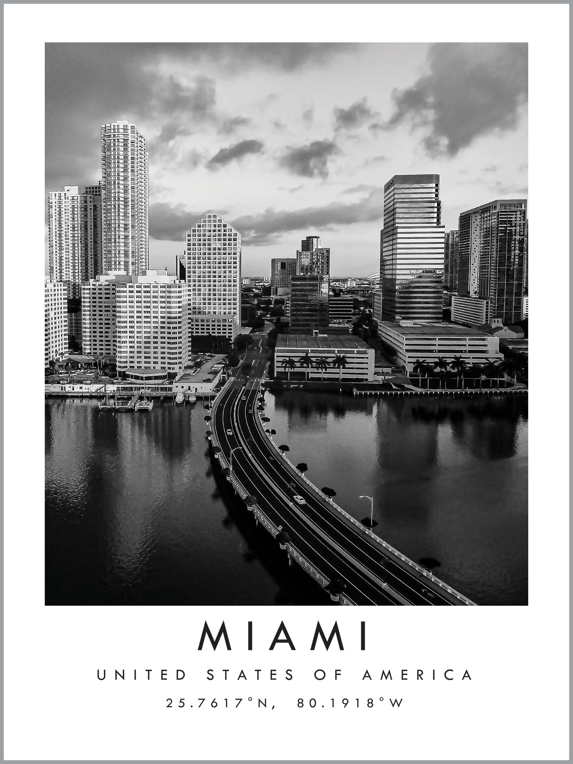 Miami Travel Print