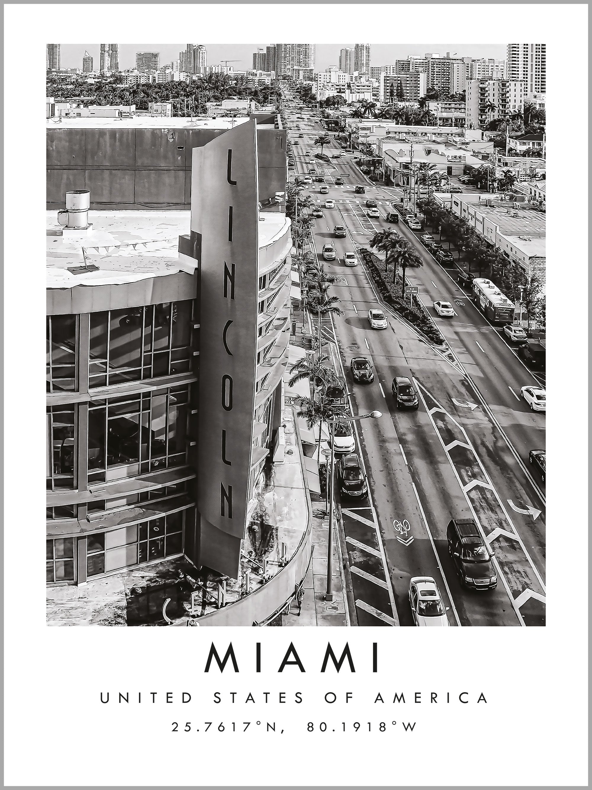 Miami Travel Print