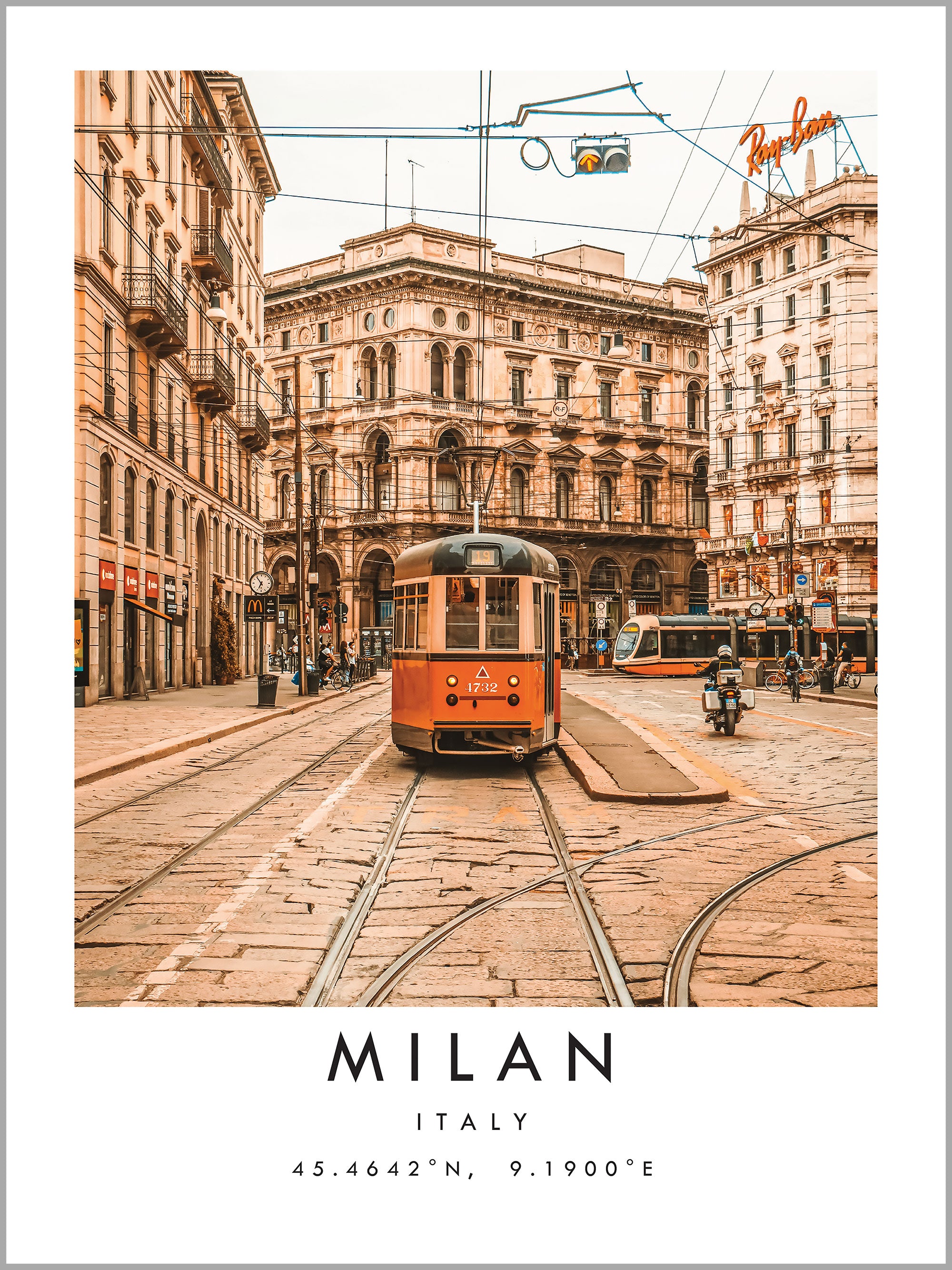 Milan Travel Print