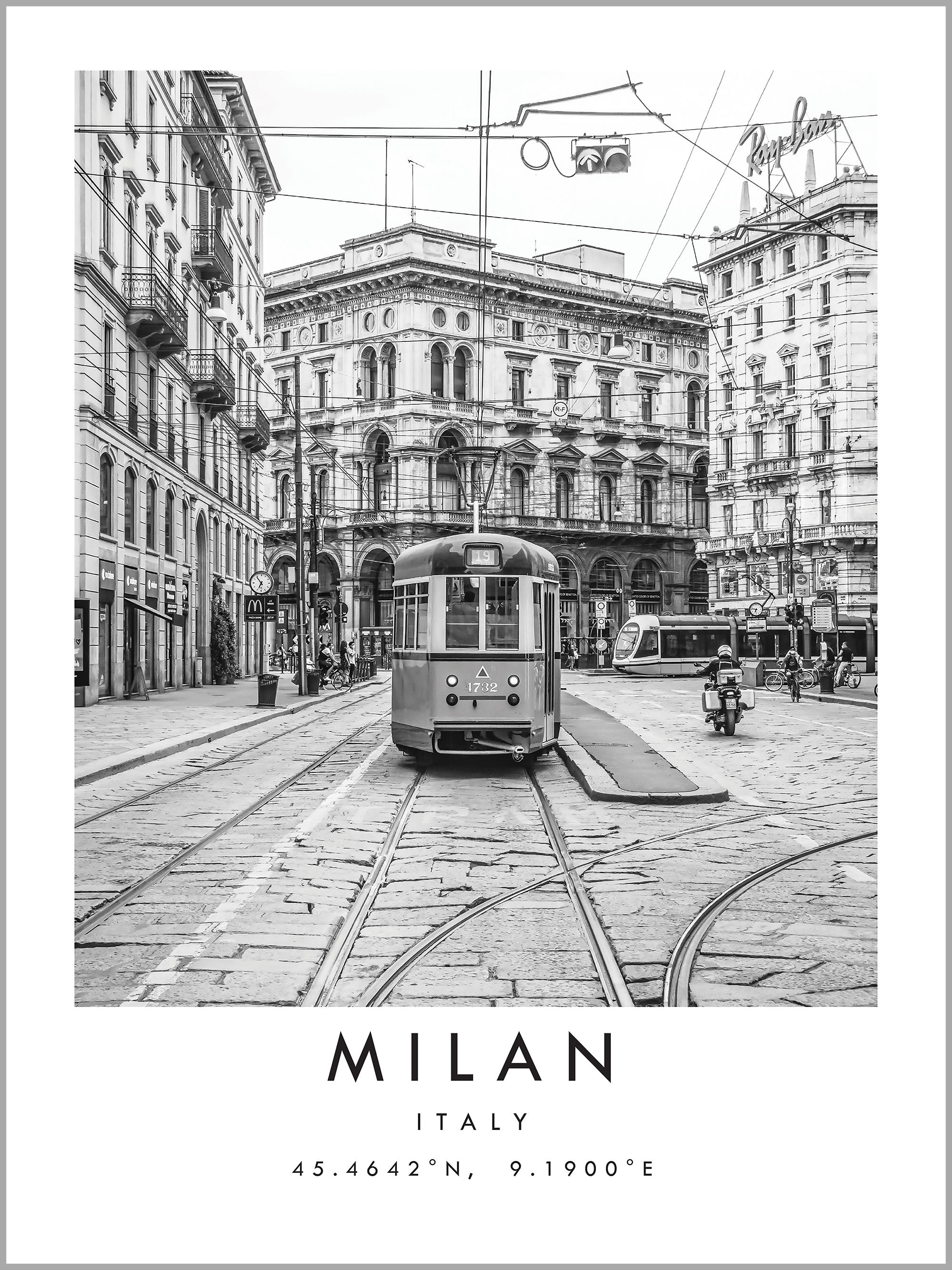 Milan Travel Print