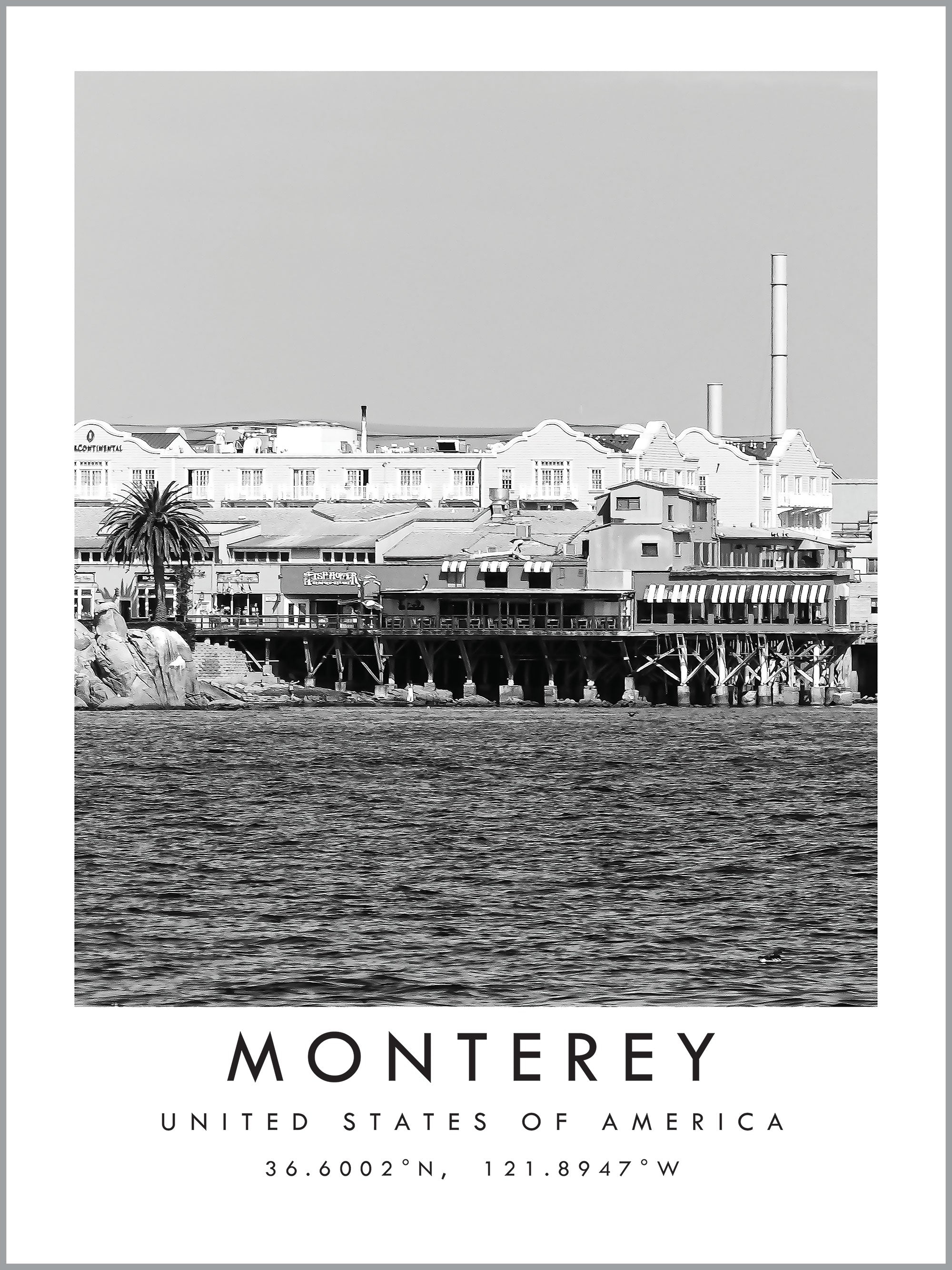 Monterey Travel Print