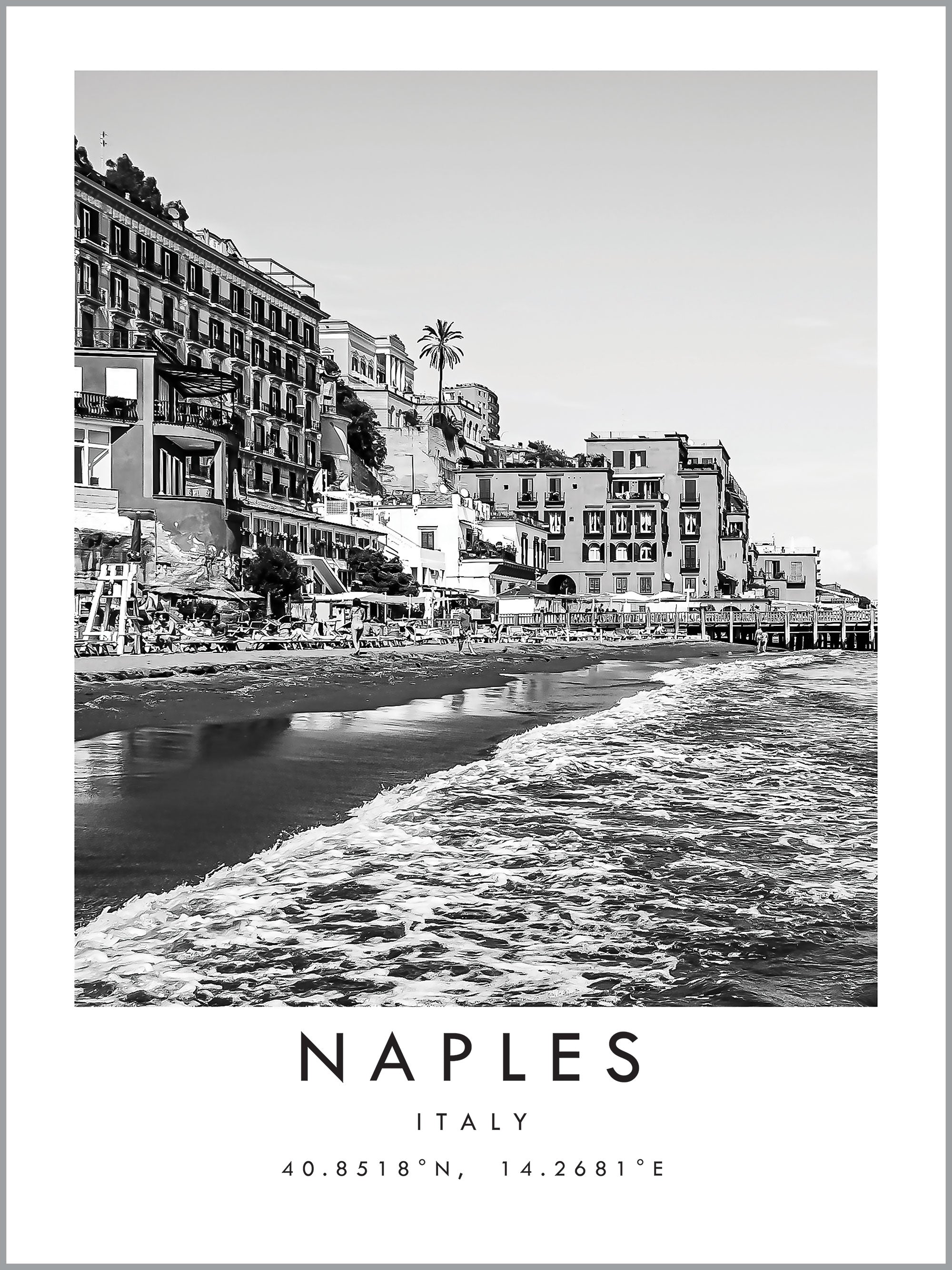 Naples Travel Print