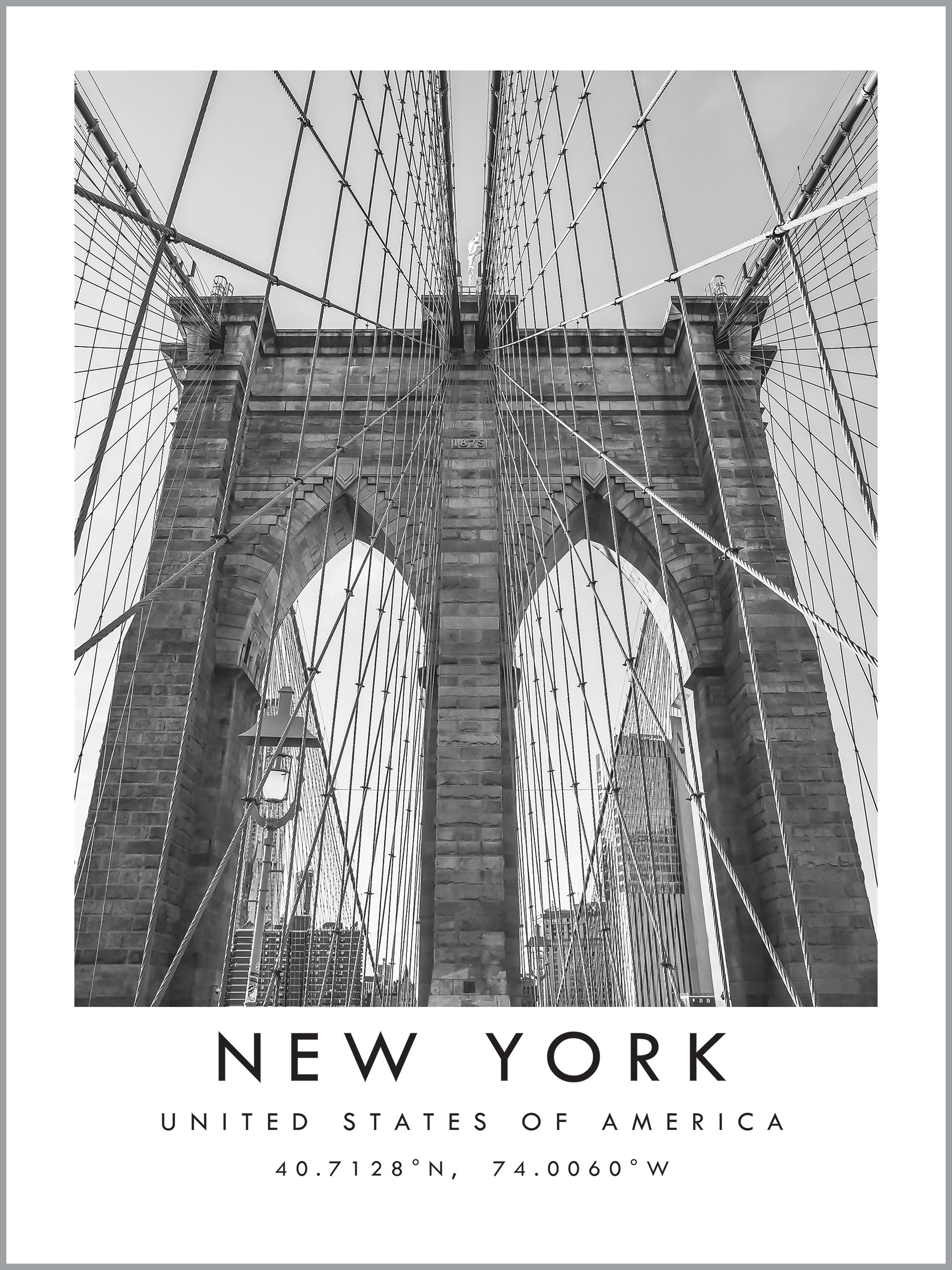 New York Travel Print