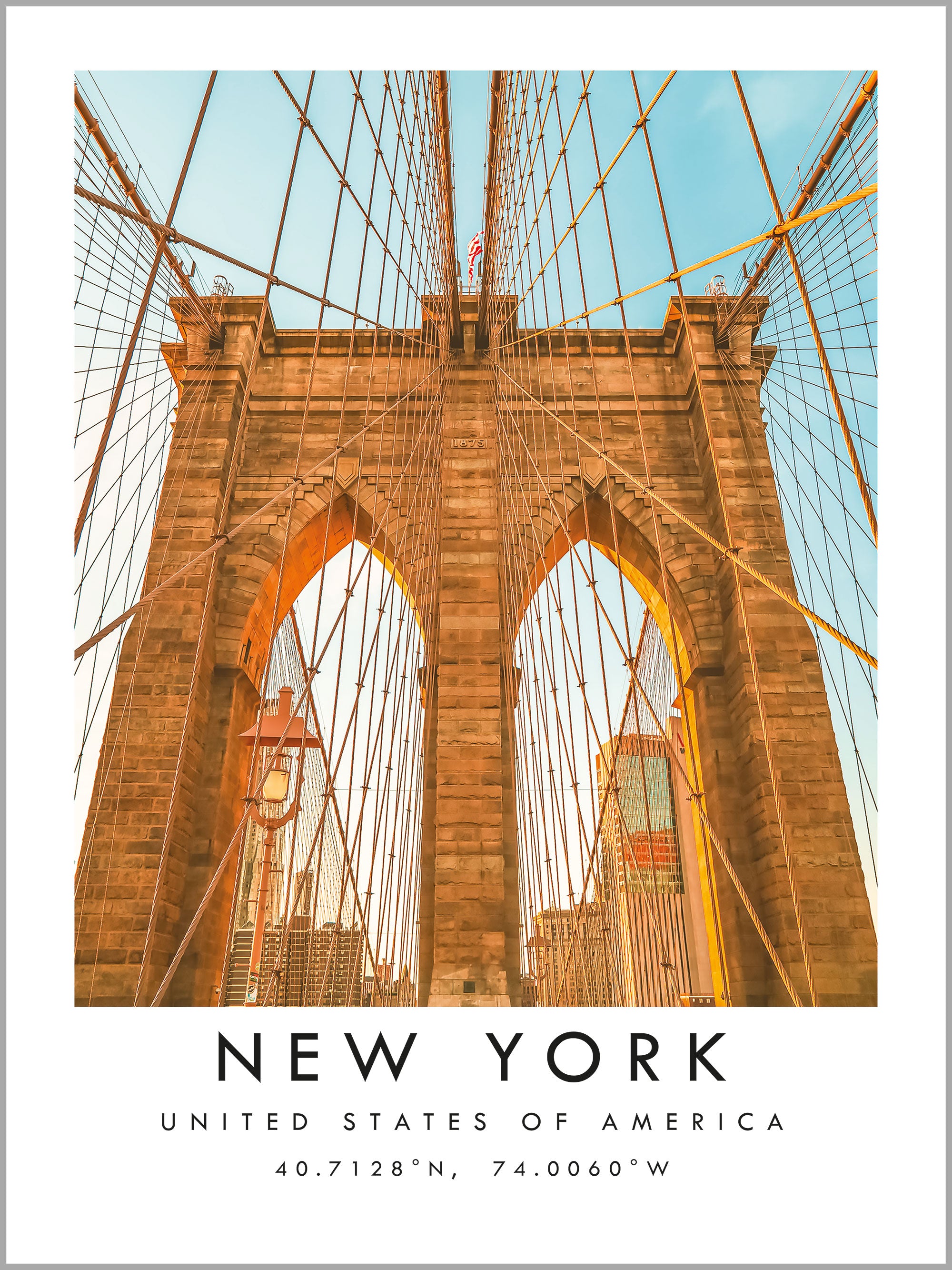 New York Travel Print