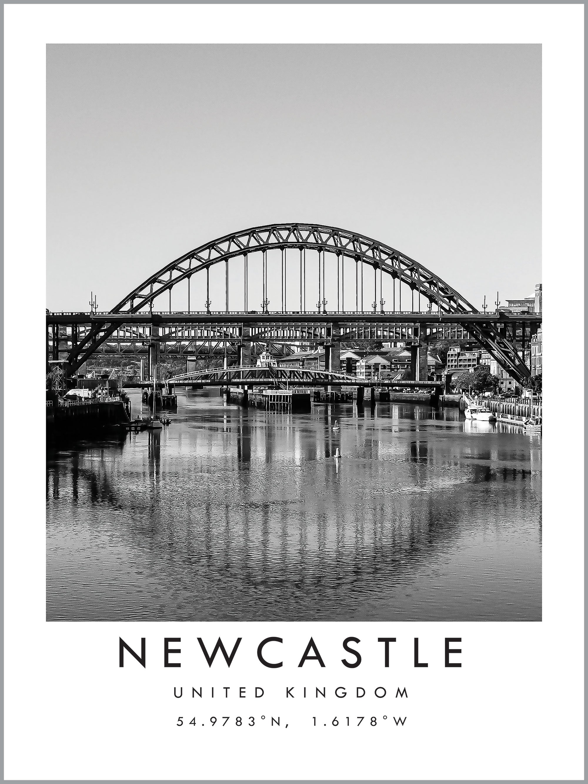 Newcastle Travel Print