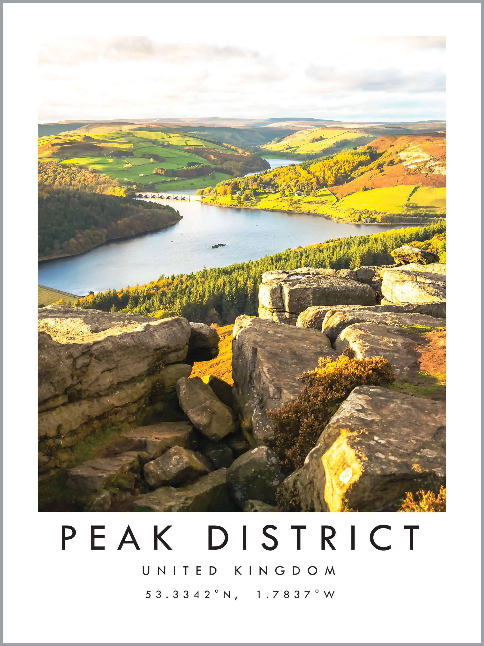 Peak District Travel Print