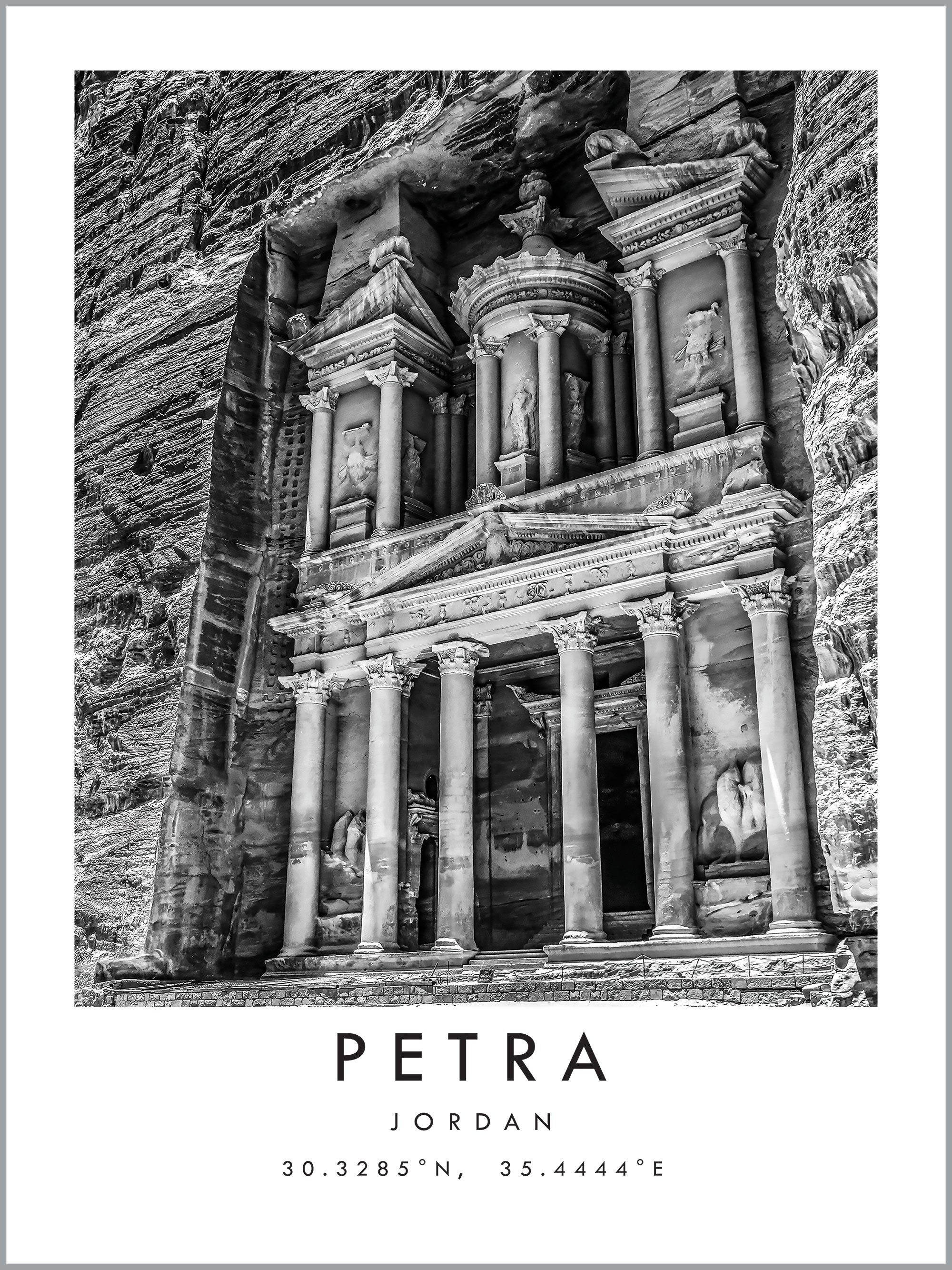 Petra Travel Print