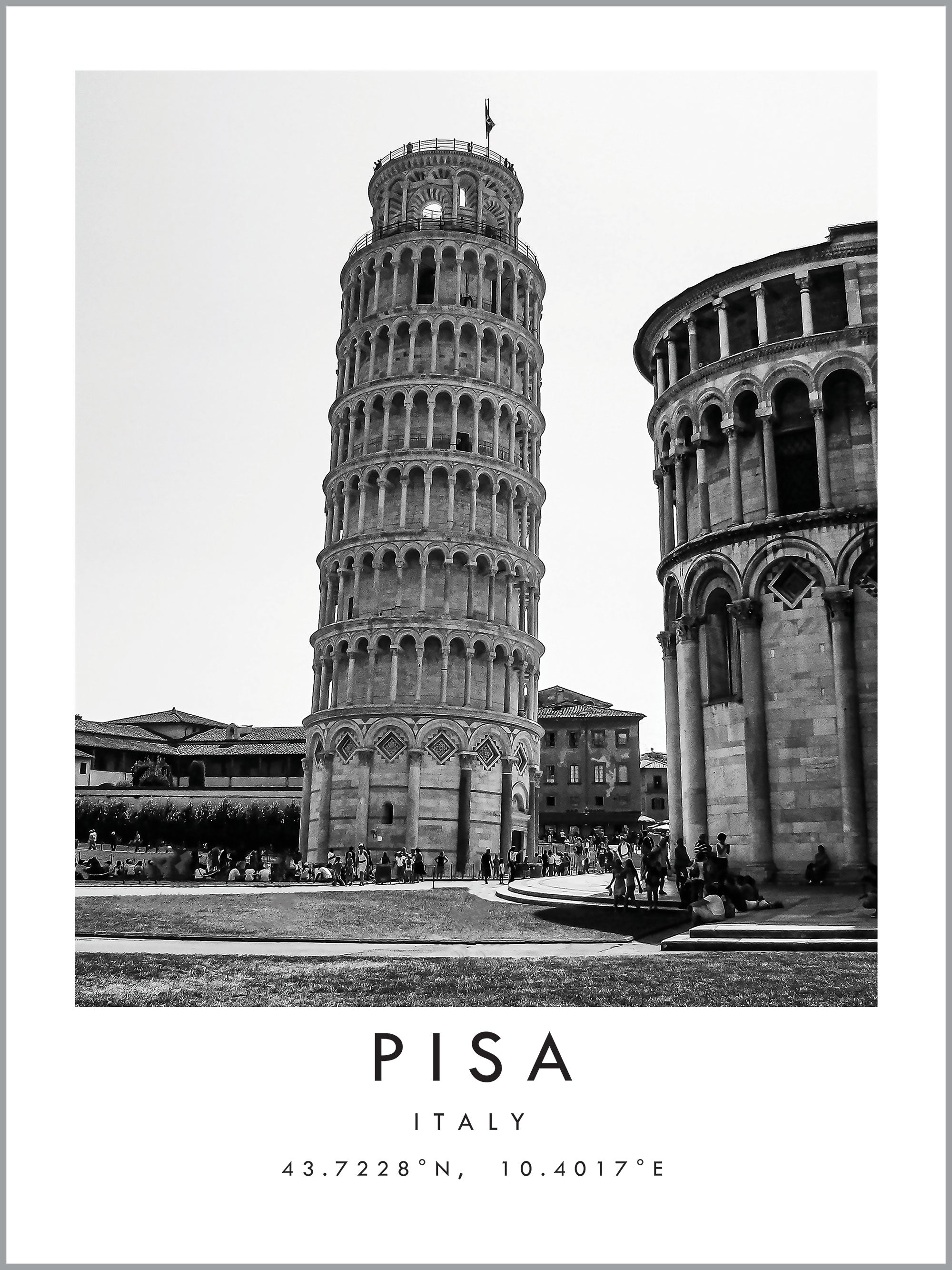 Pisa Travel Print