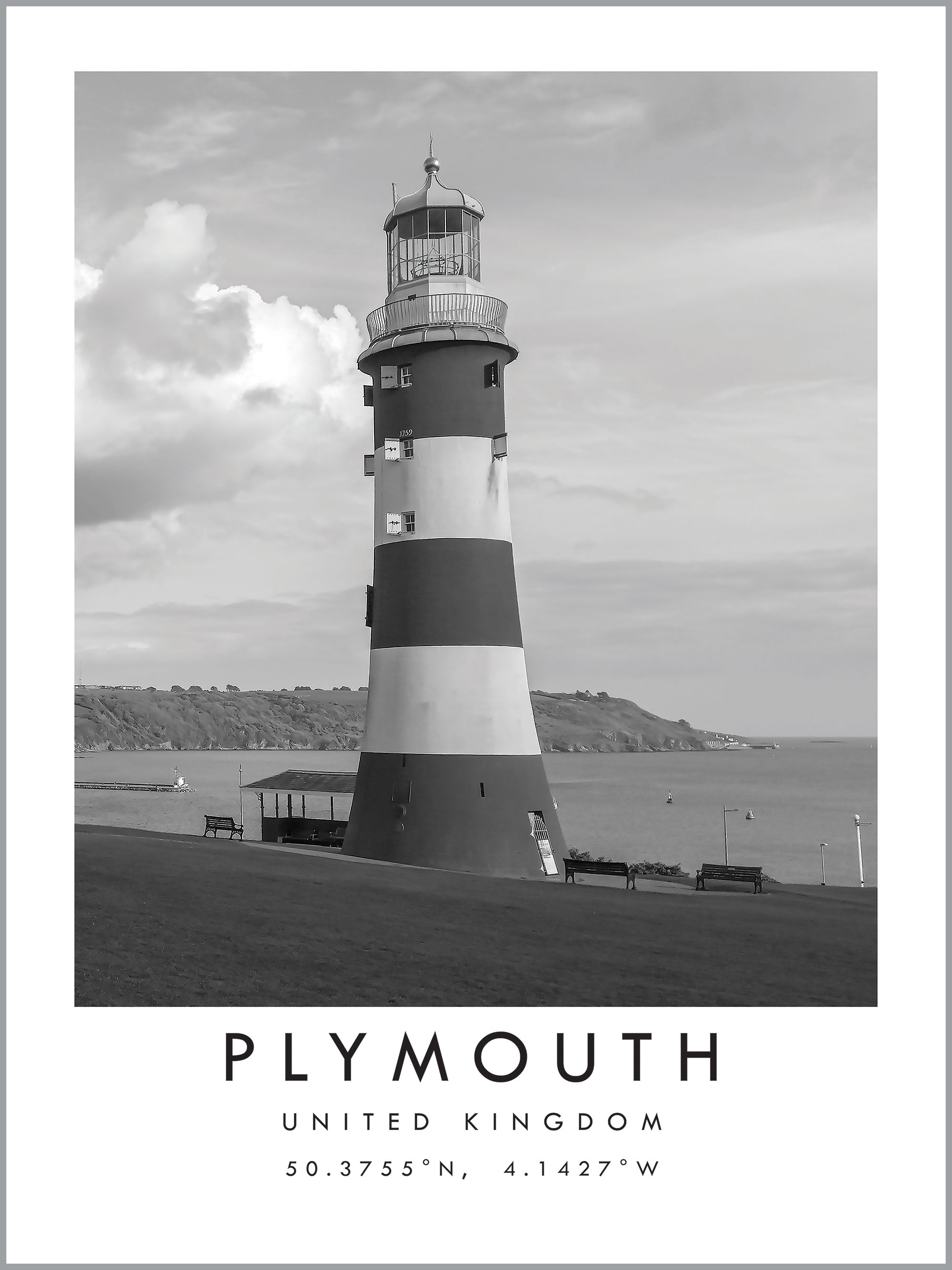 Plymouth Travel Print
