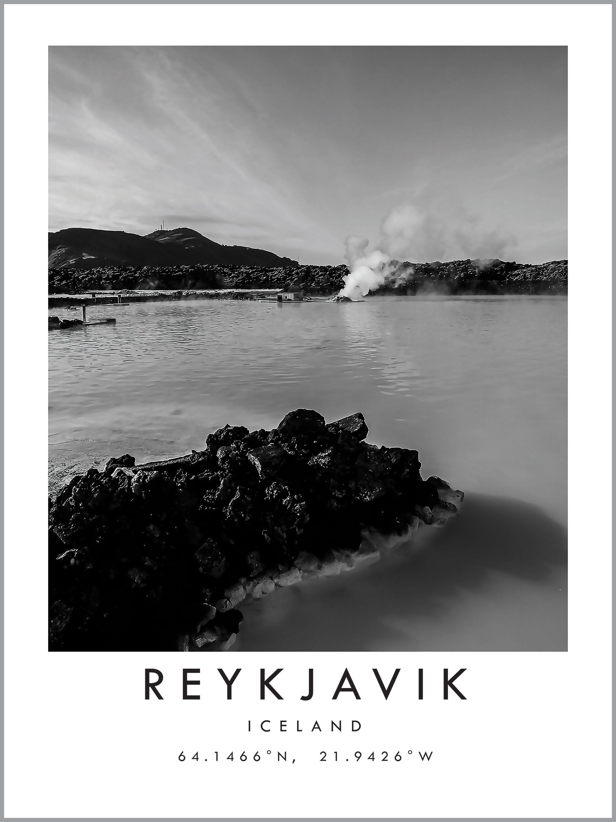 Reykjavik Travel Print