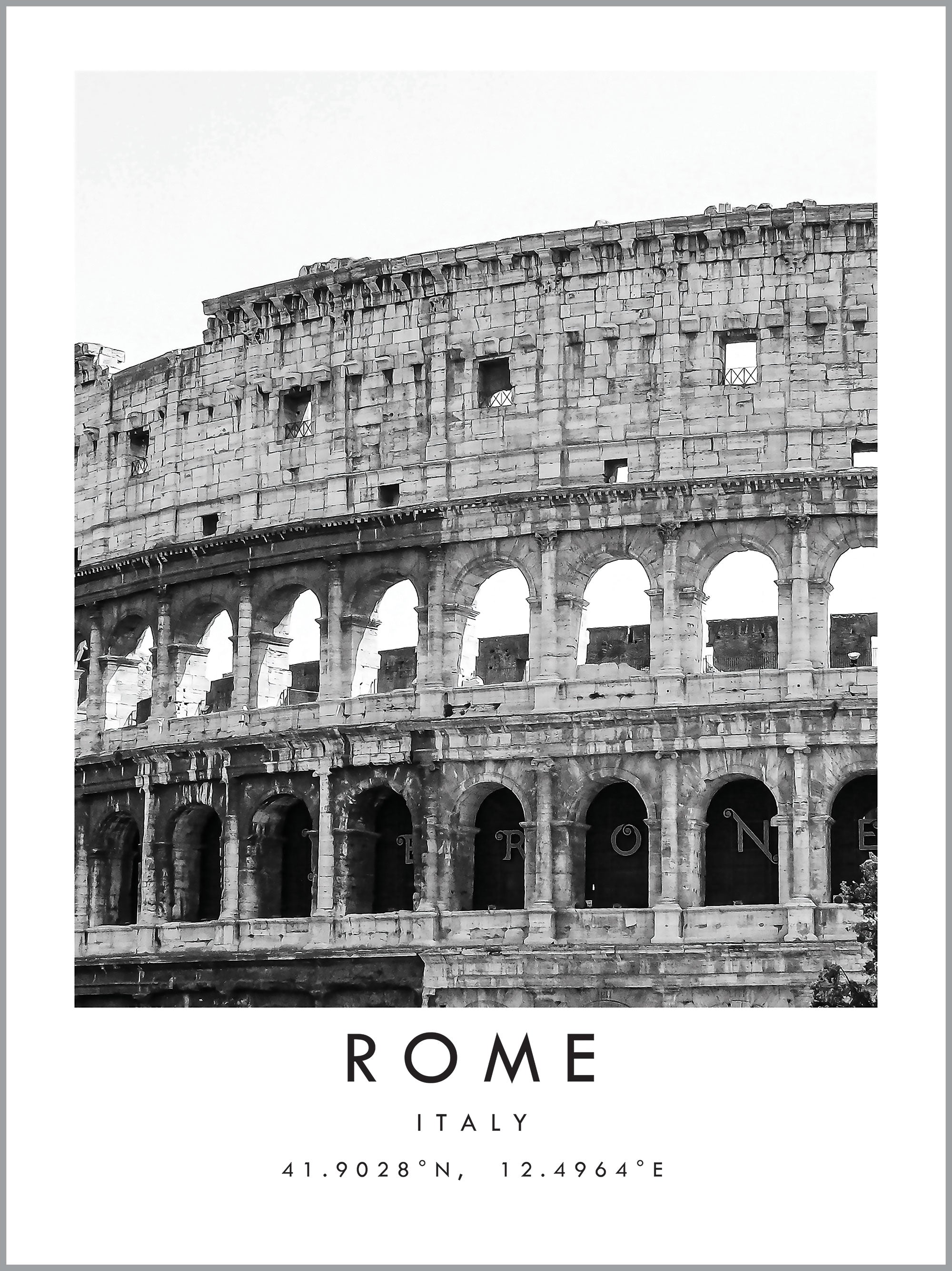 Rome Travel Print, Italy Poster