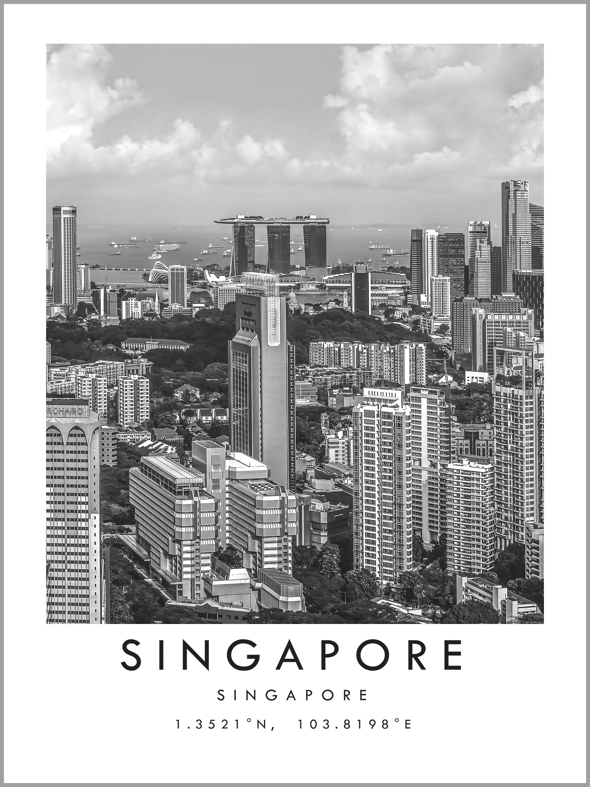 Singapore Travel Print