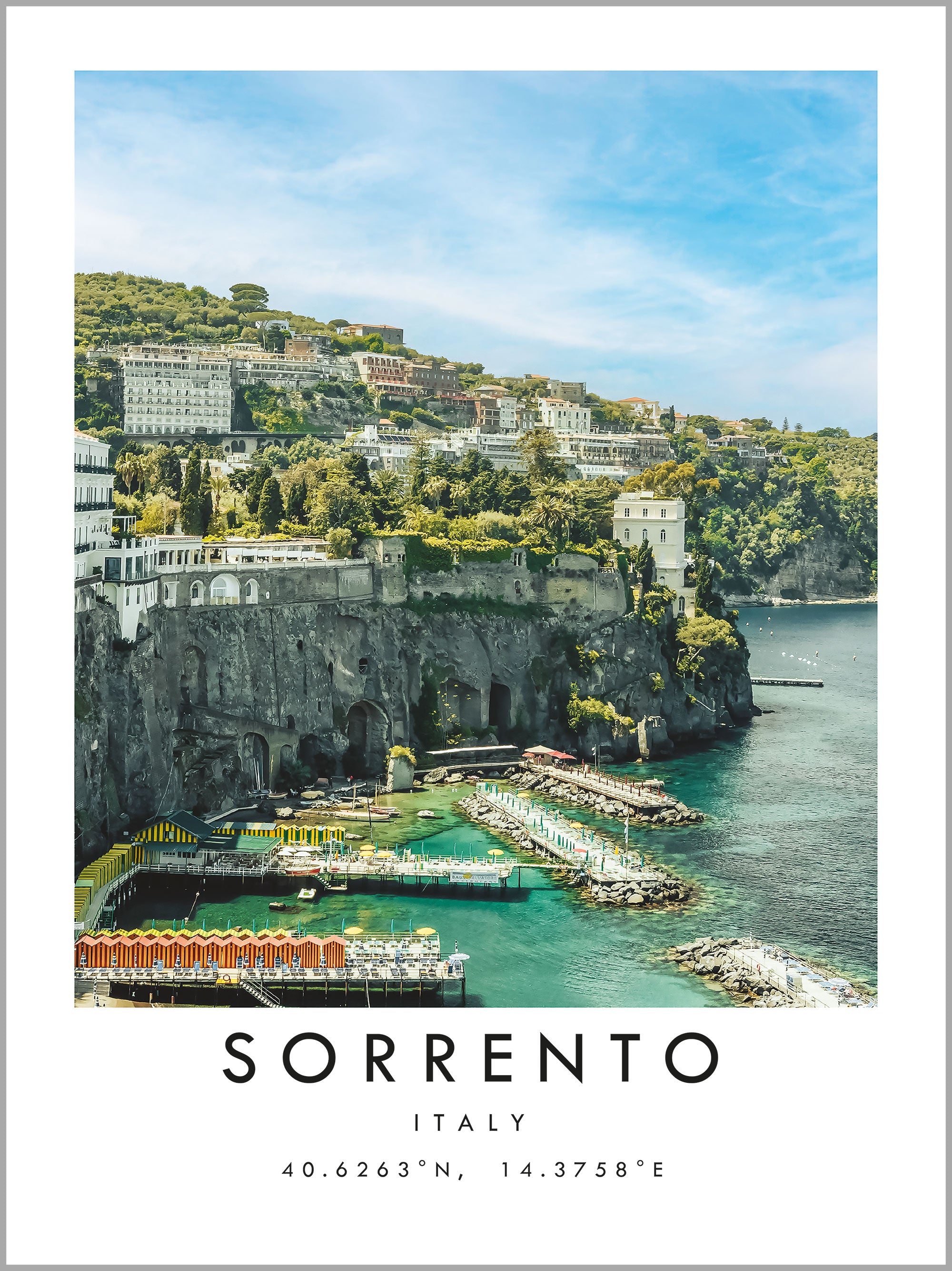 Sorrento Travel Print