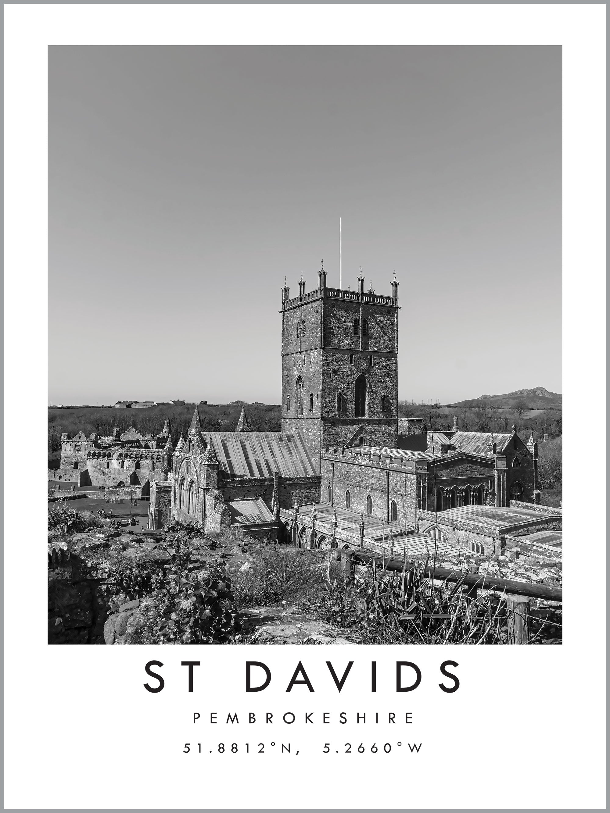 St Davids Travel Print