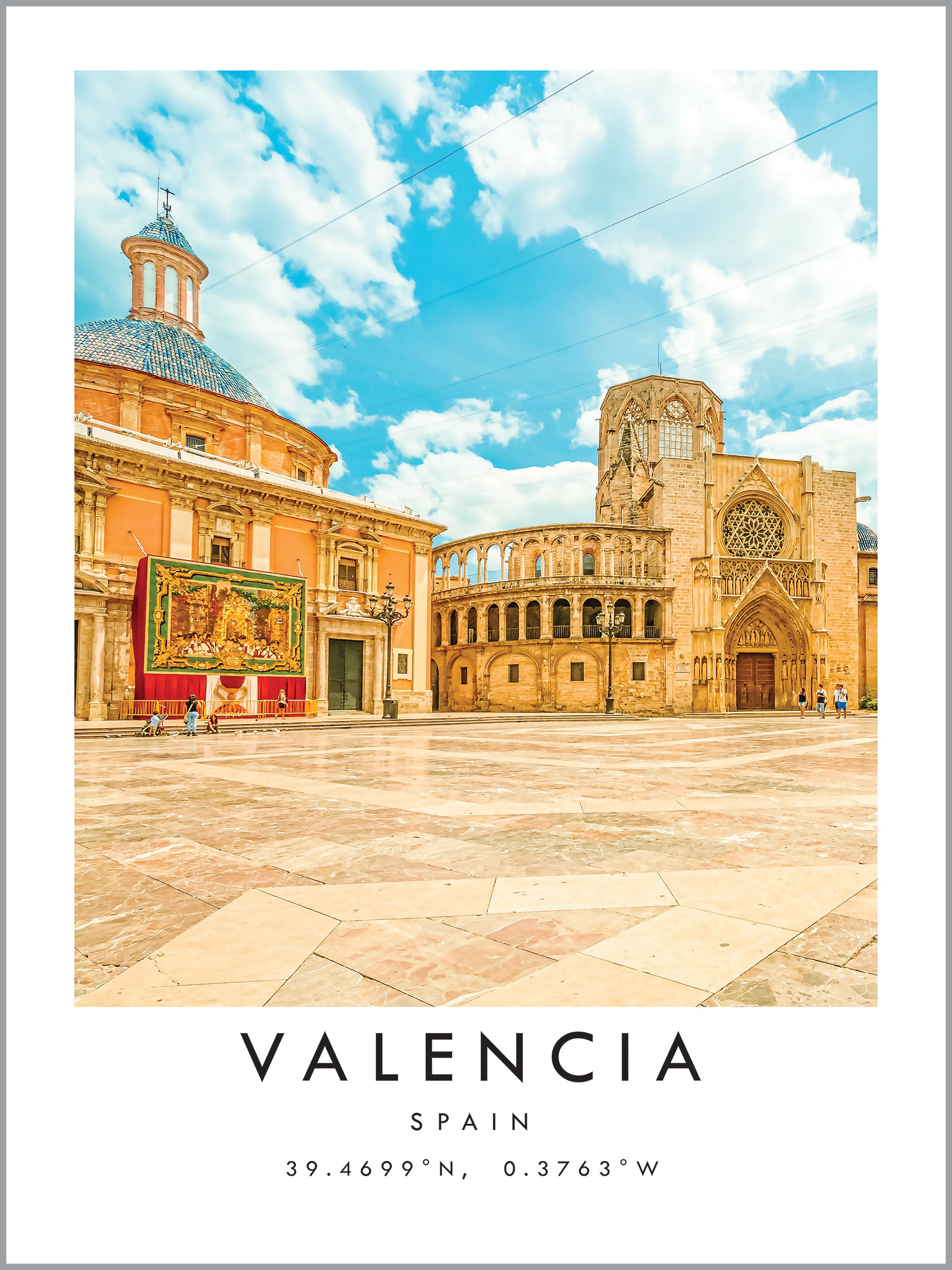 Valencia Travel Print