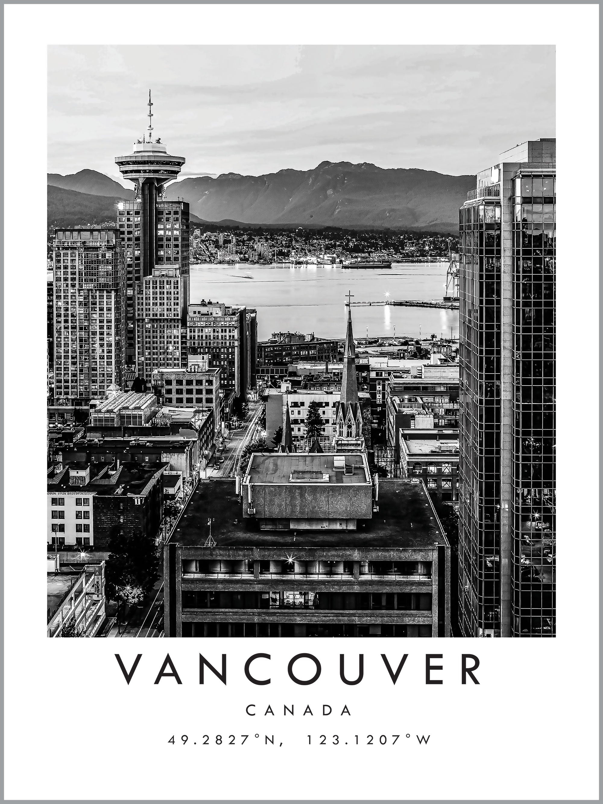 Vancouver Travel Print