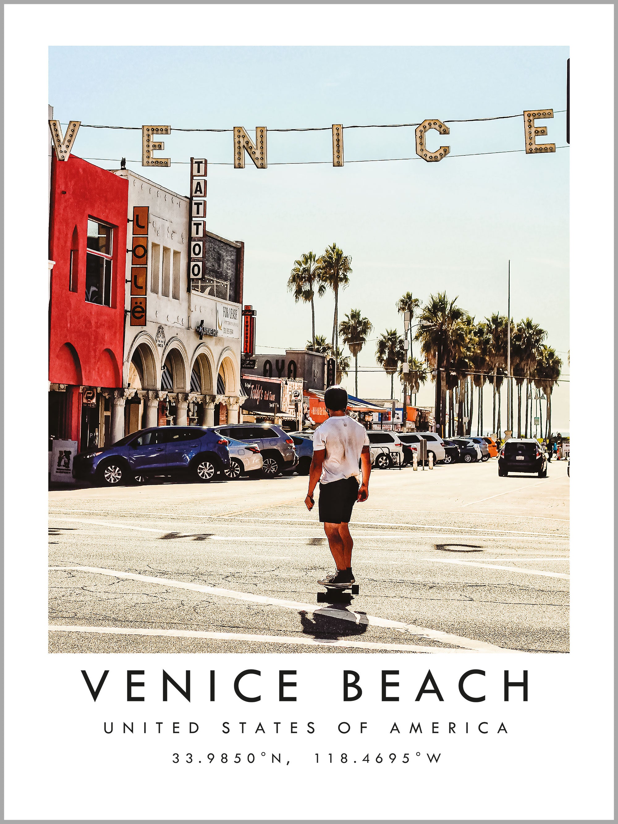 Venice Beach Travel Print