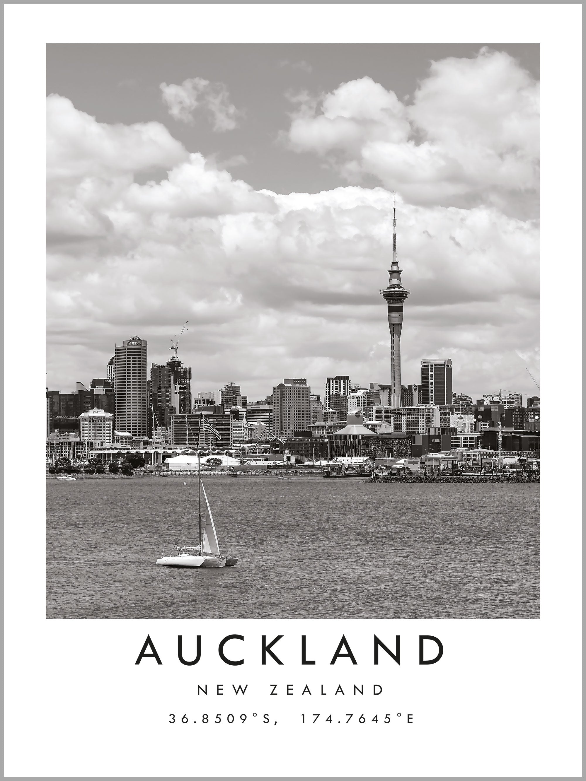Auckland Travel Print