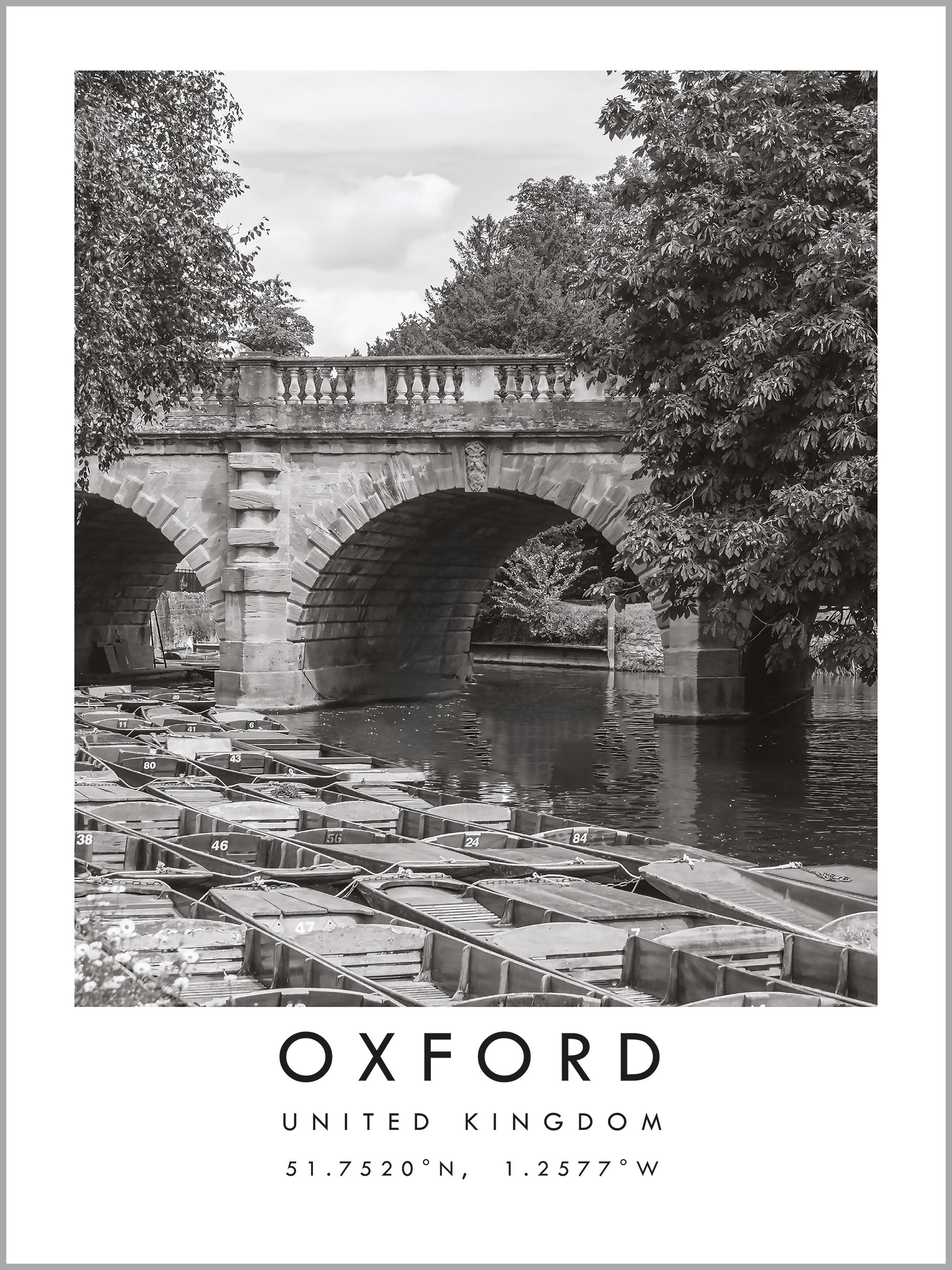 Oxford River Thames Travel Print