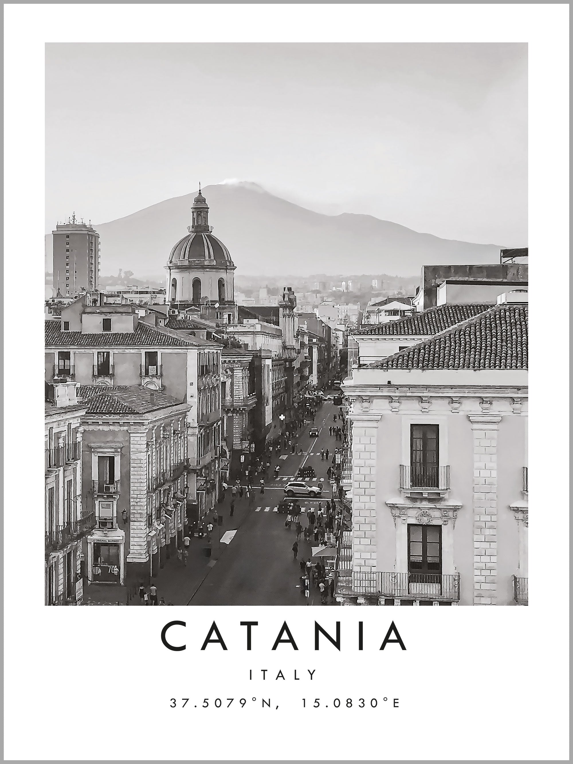 Catania Travel Print