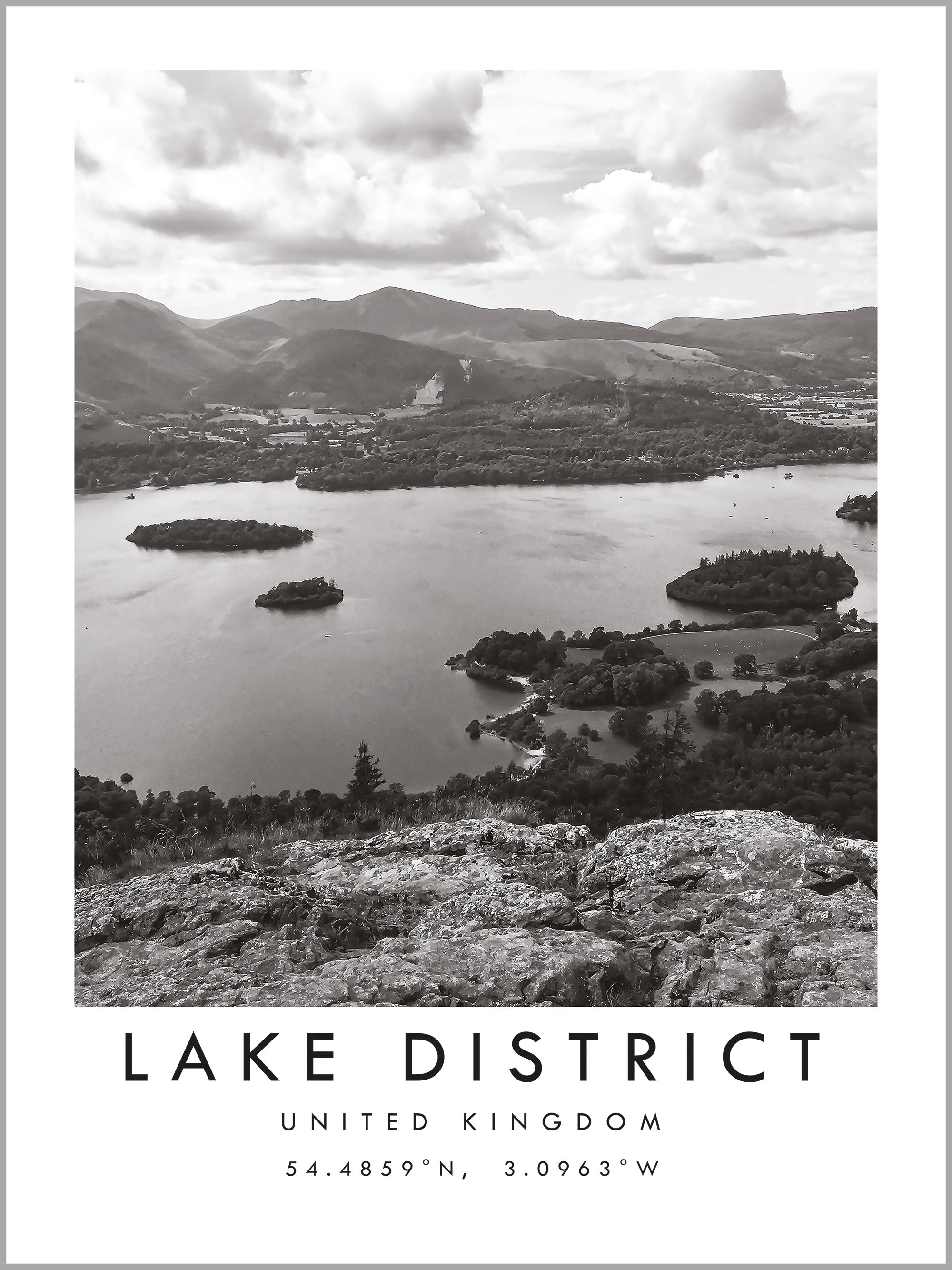 Lake District Travel Print