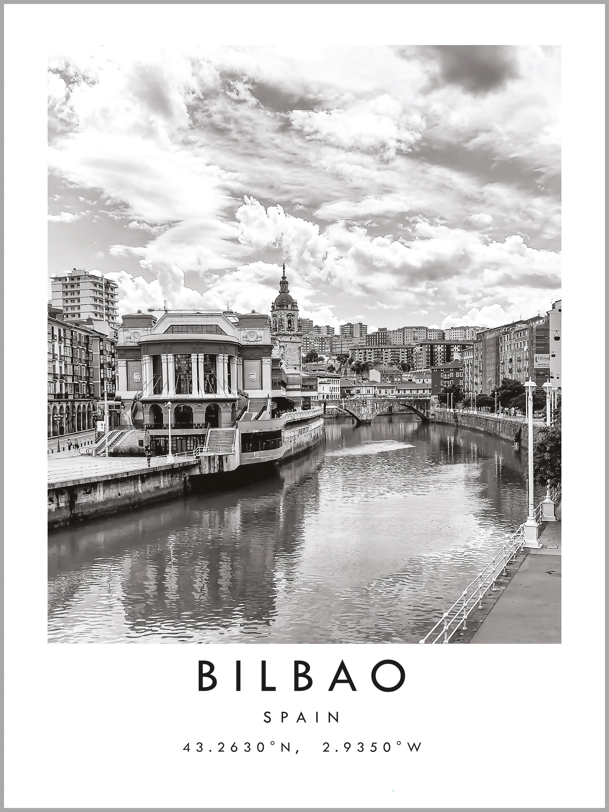 Bilbao Travel Print