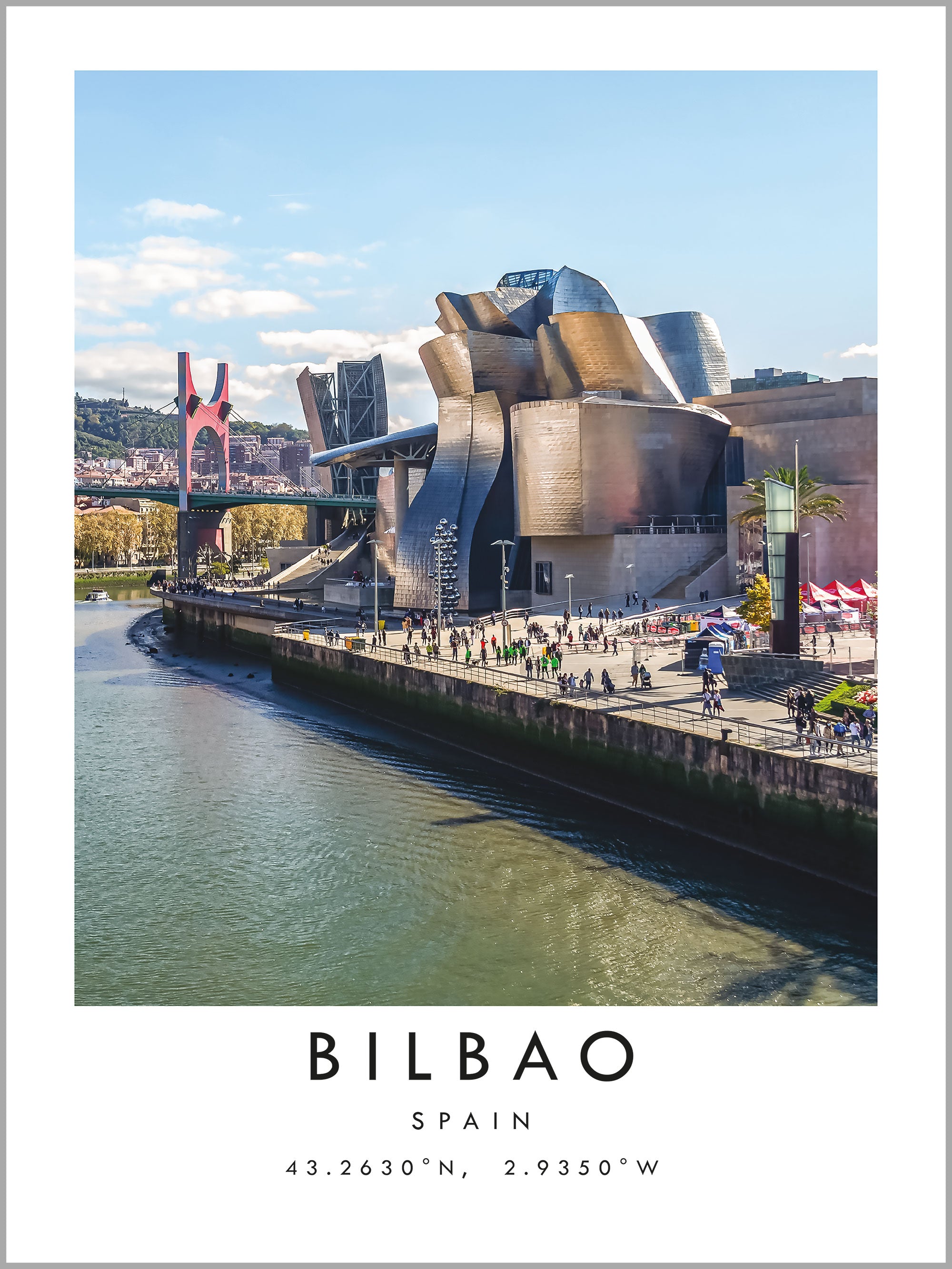 Bilbao Travel Print