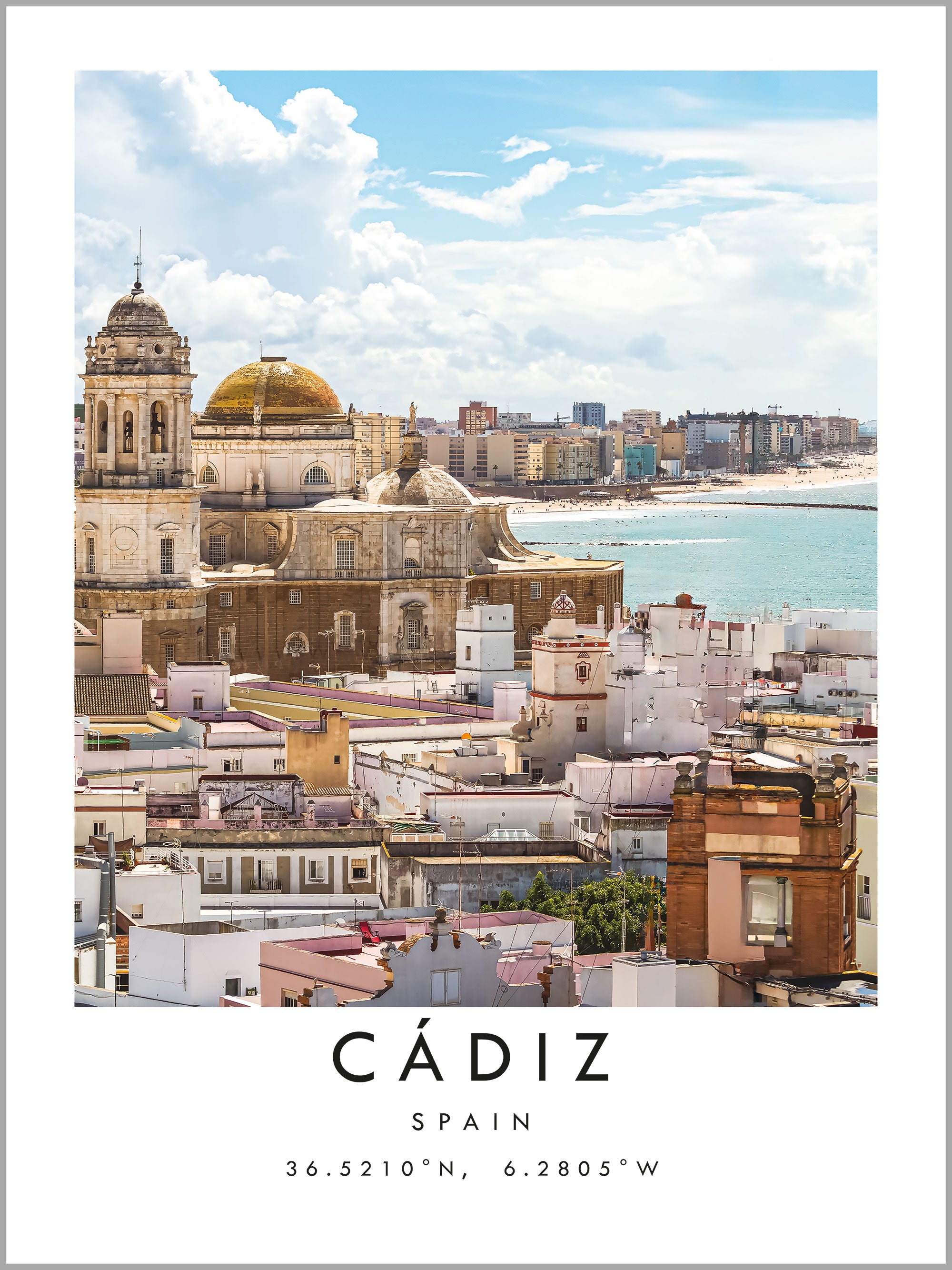Cadiz Travel Print