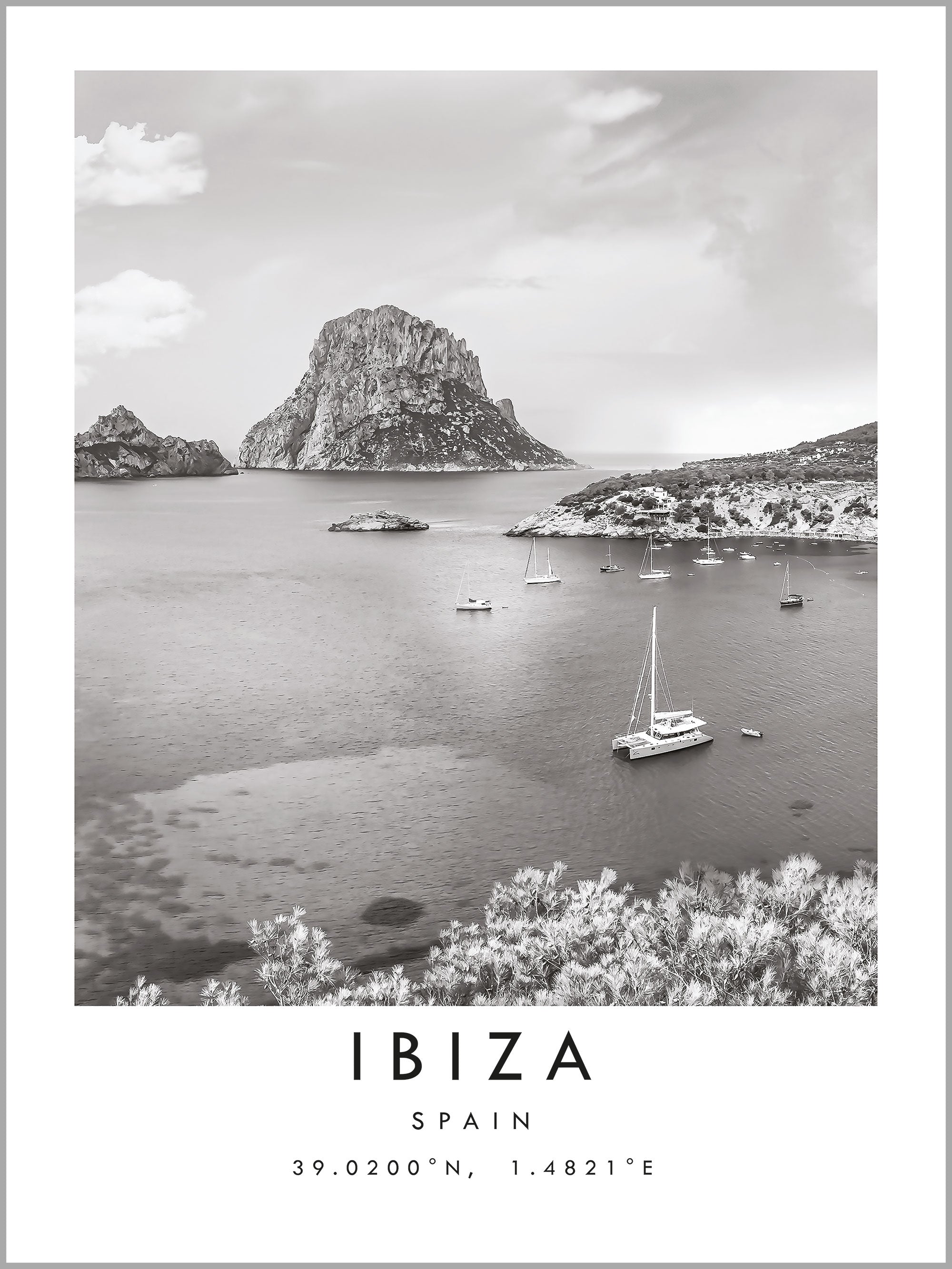 Ibiza Travel Print