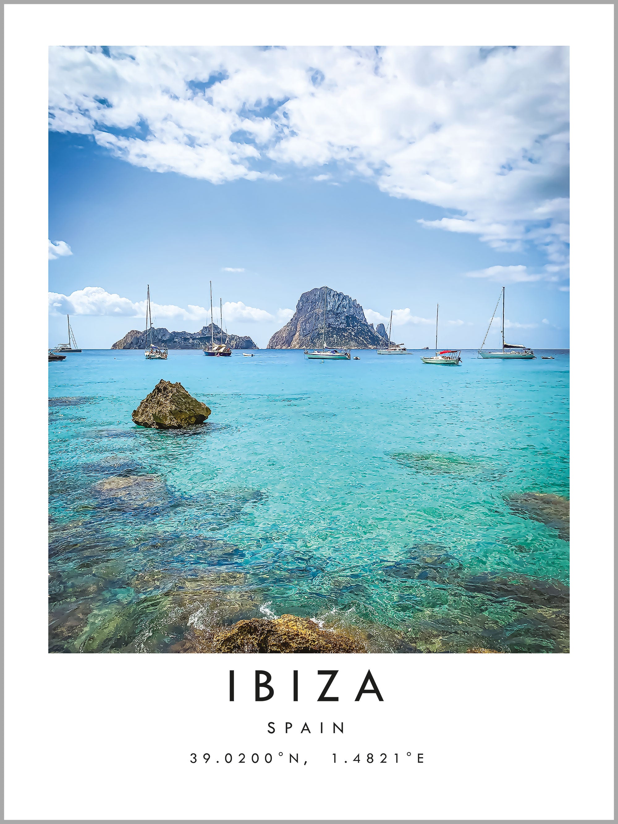 Ibiza Travel Print