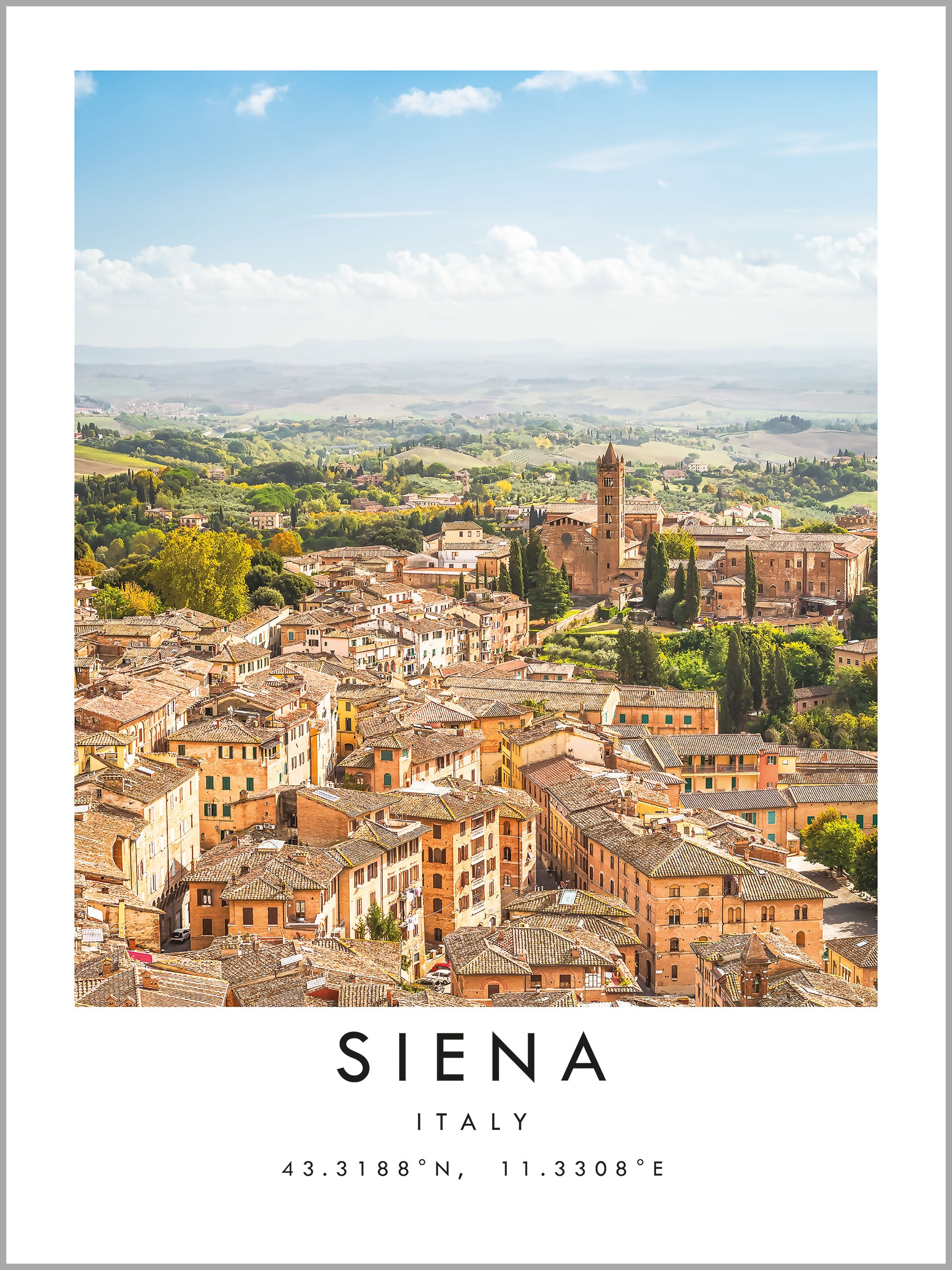 Siena Travel Print
