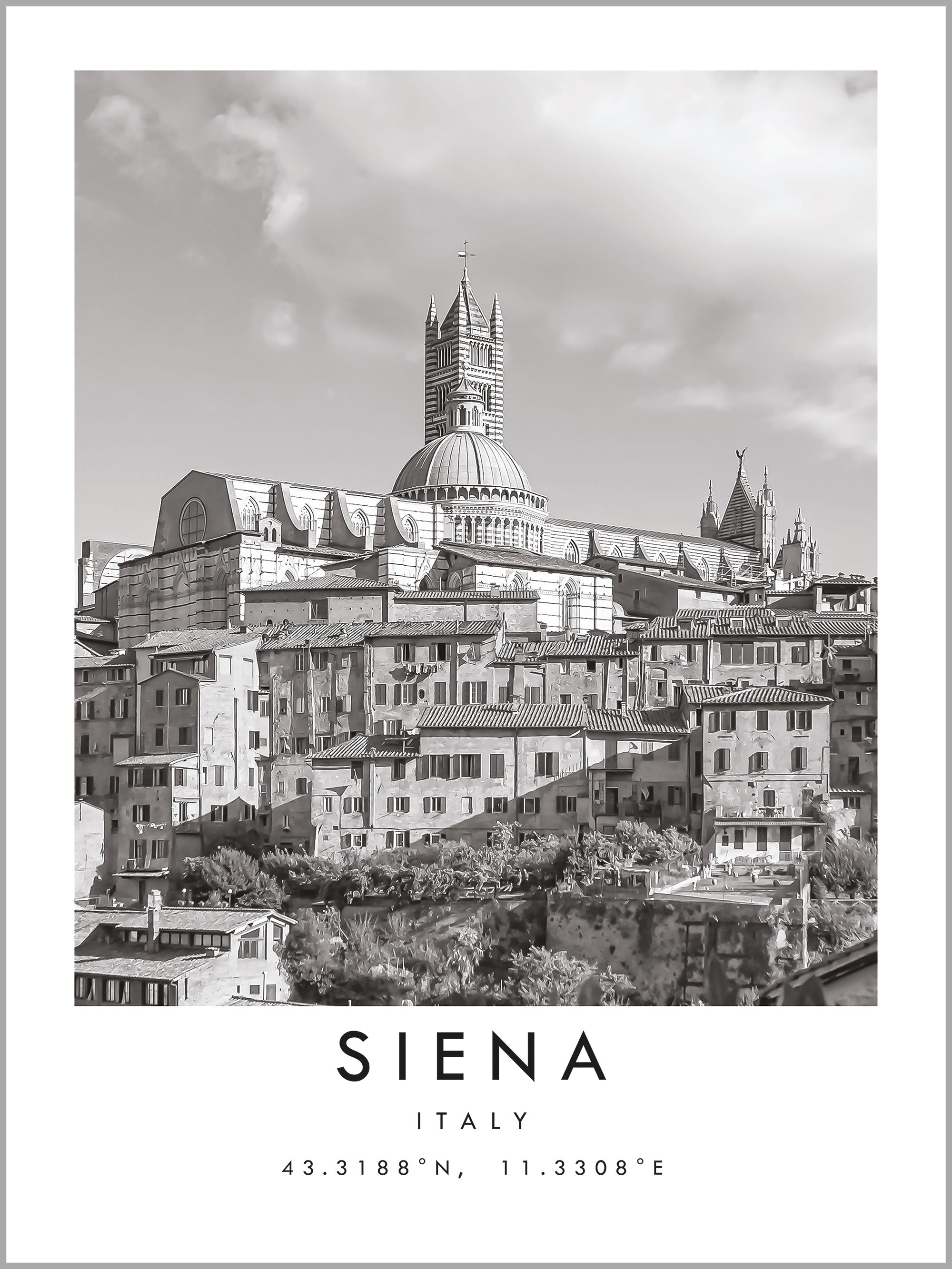 Siena Travel Print