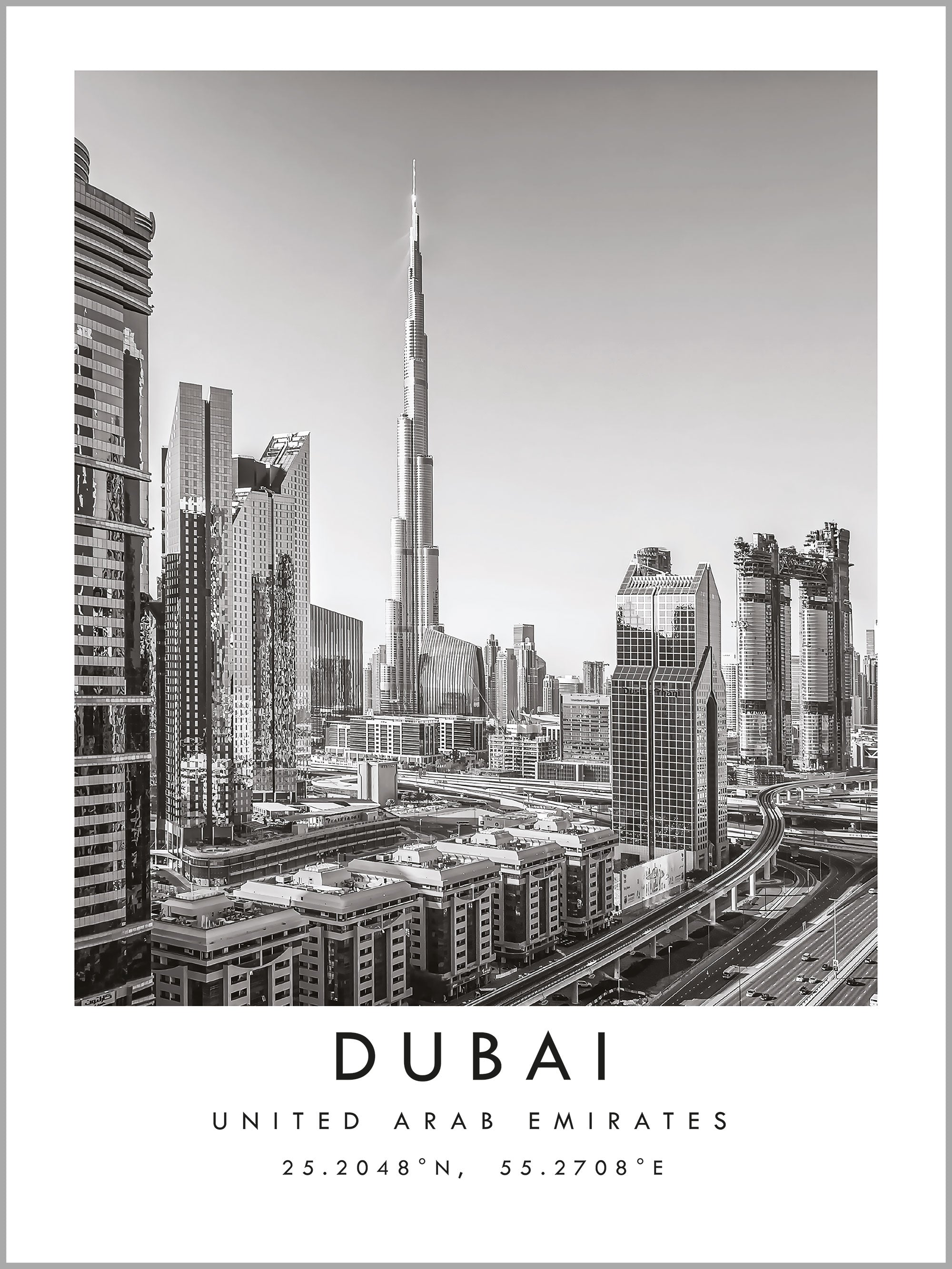 Dubai Travel Print