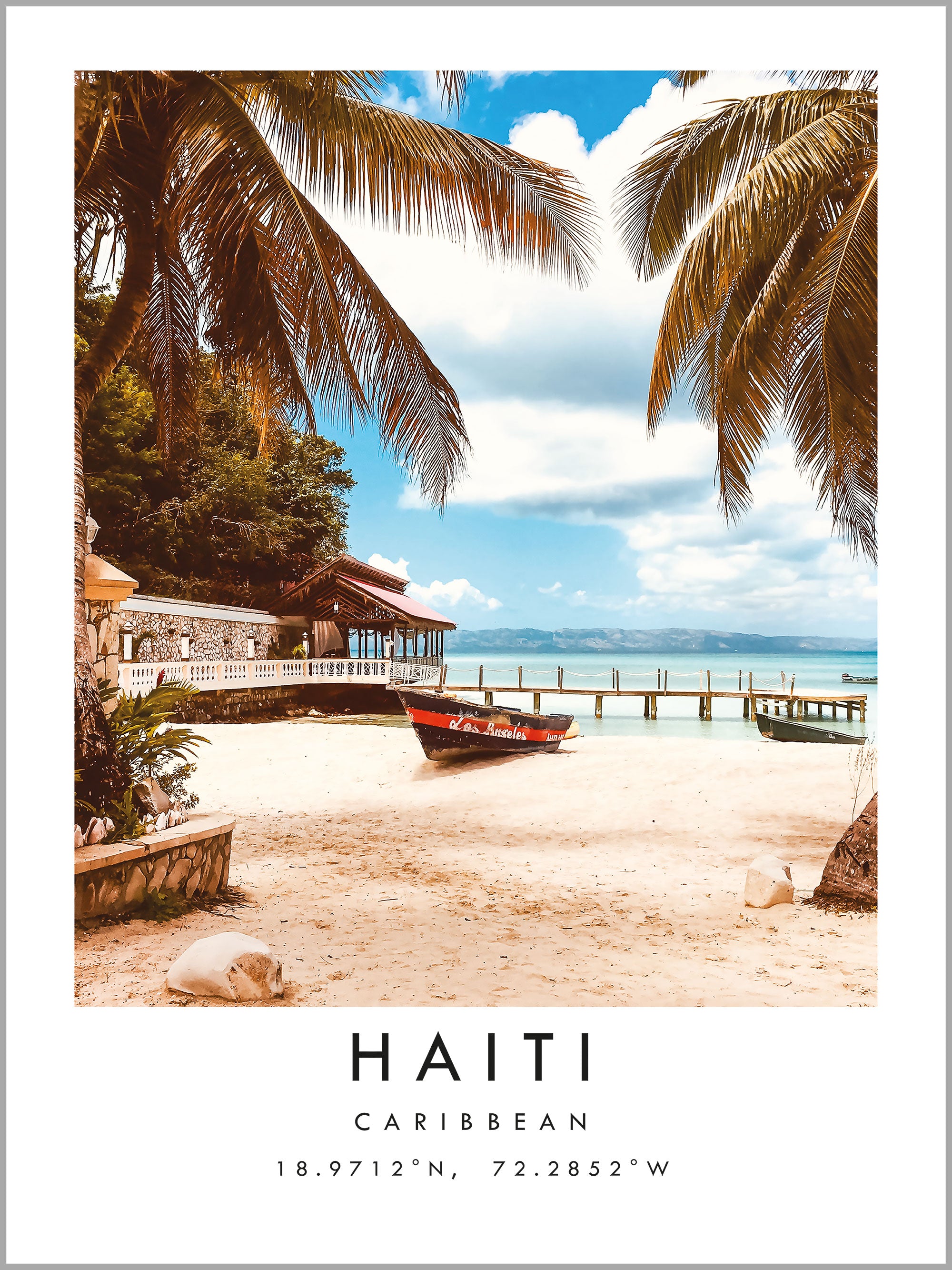 Haiti Travel Print