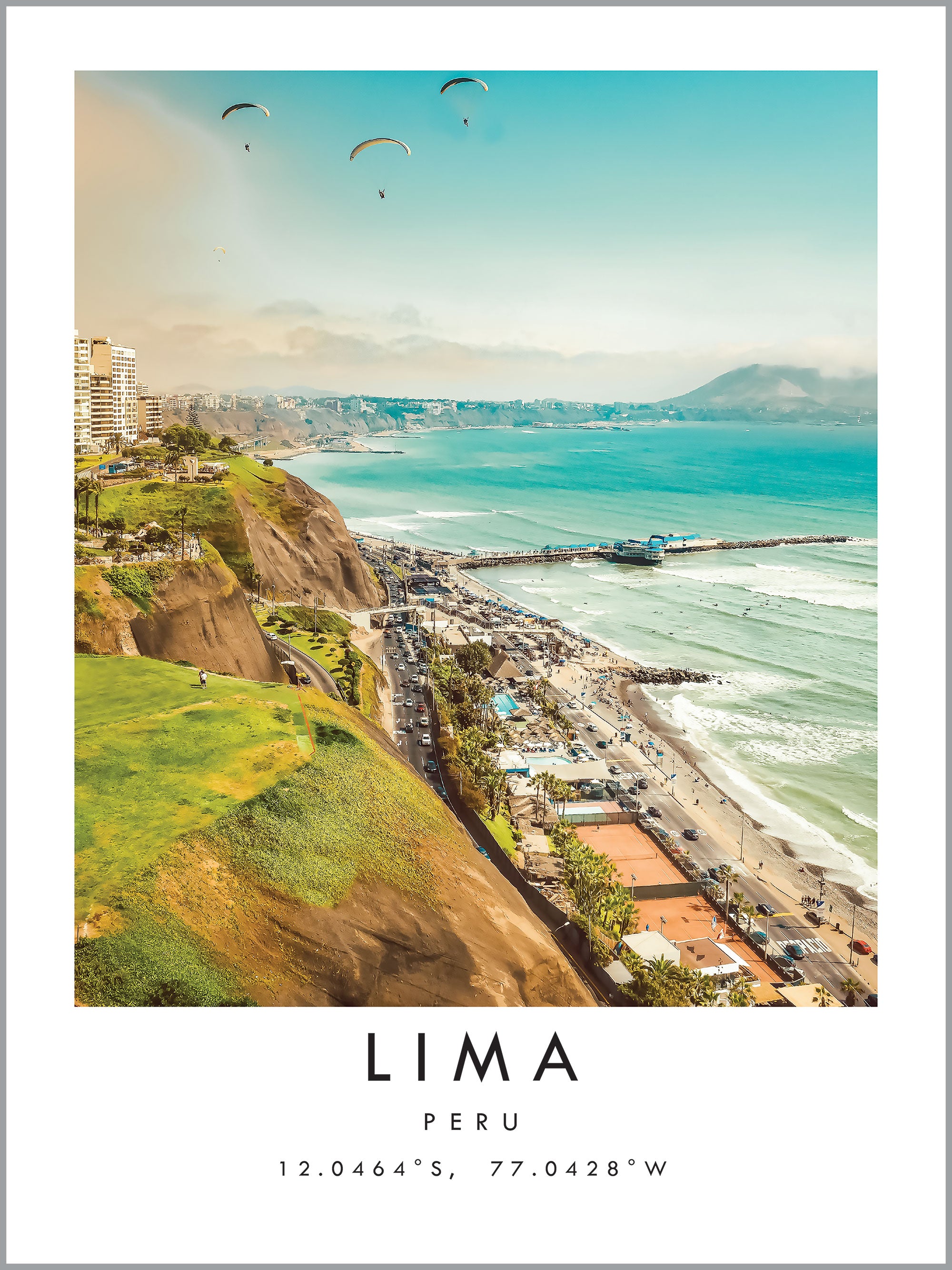 Lima Travel Print