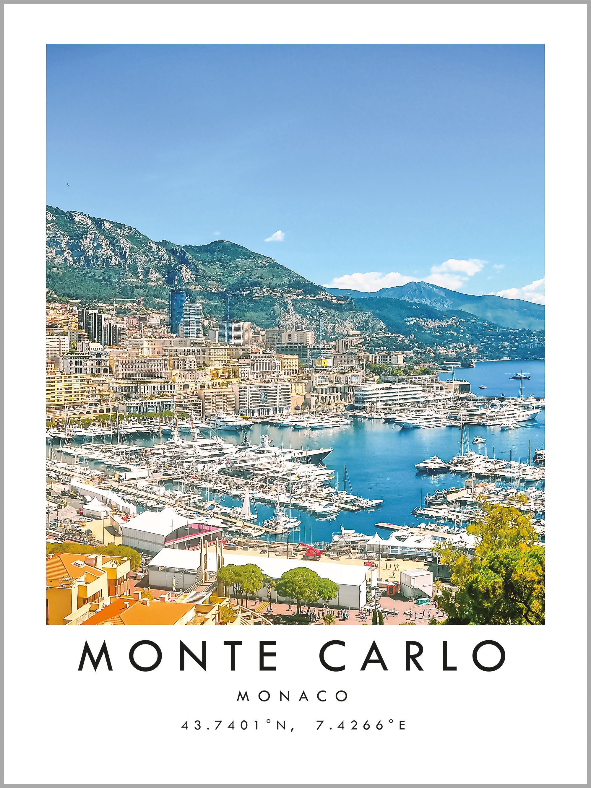 Monte Carlo Travel Print