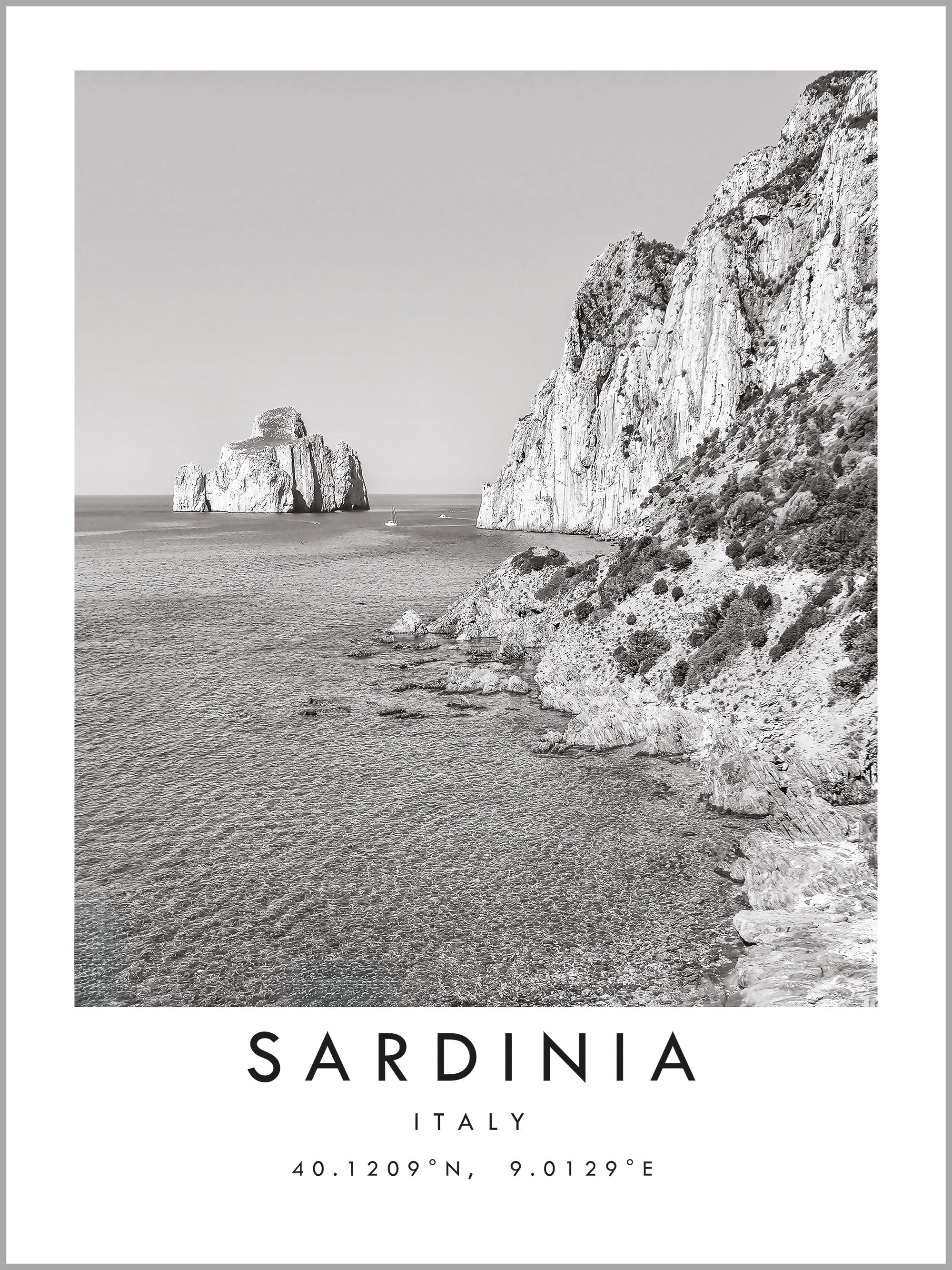 Sardinia Travel Print