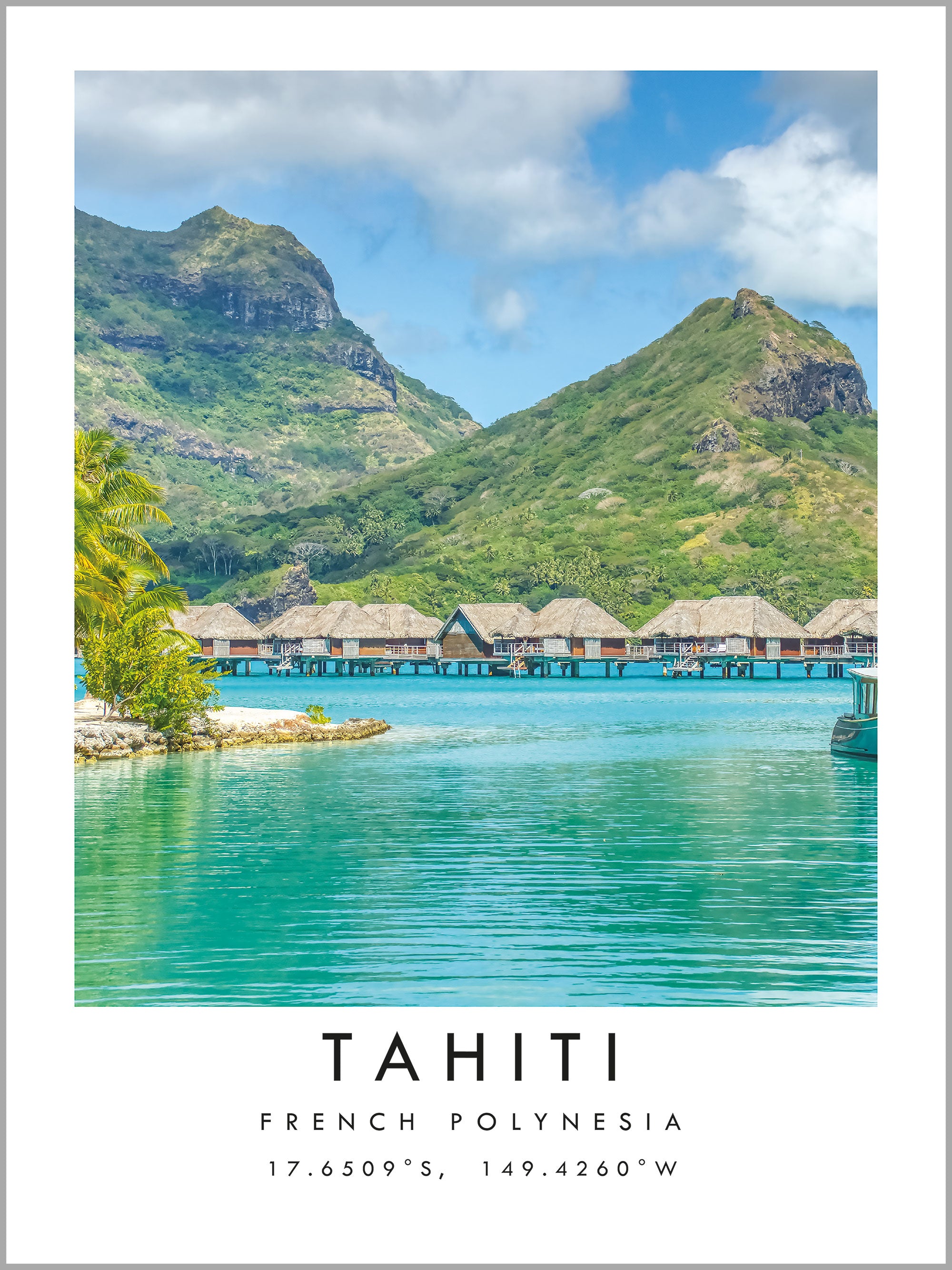 Tahiti Travel Print