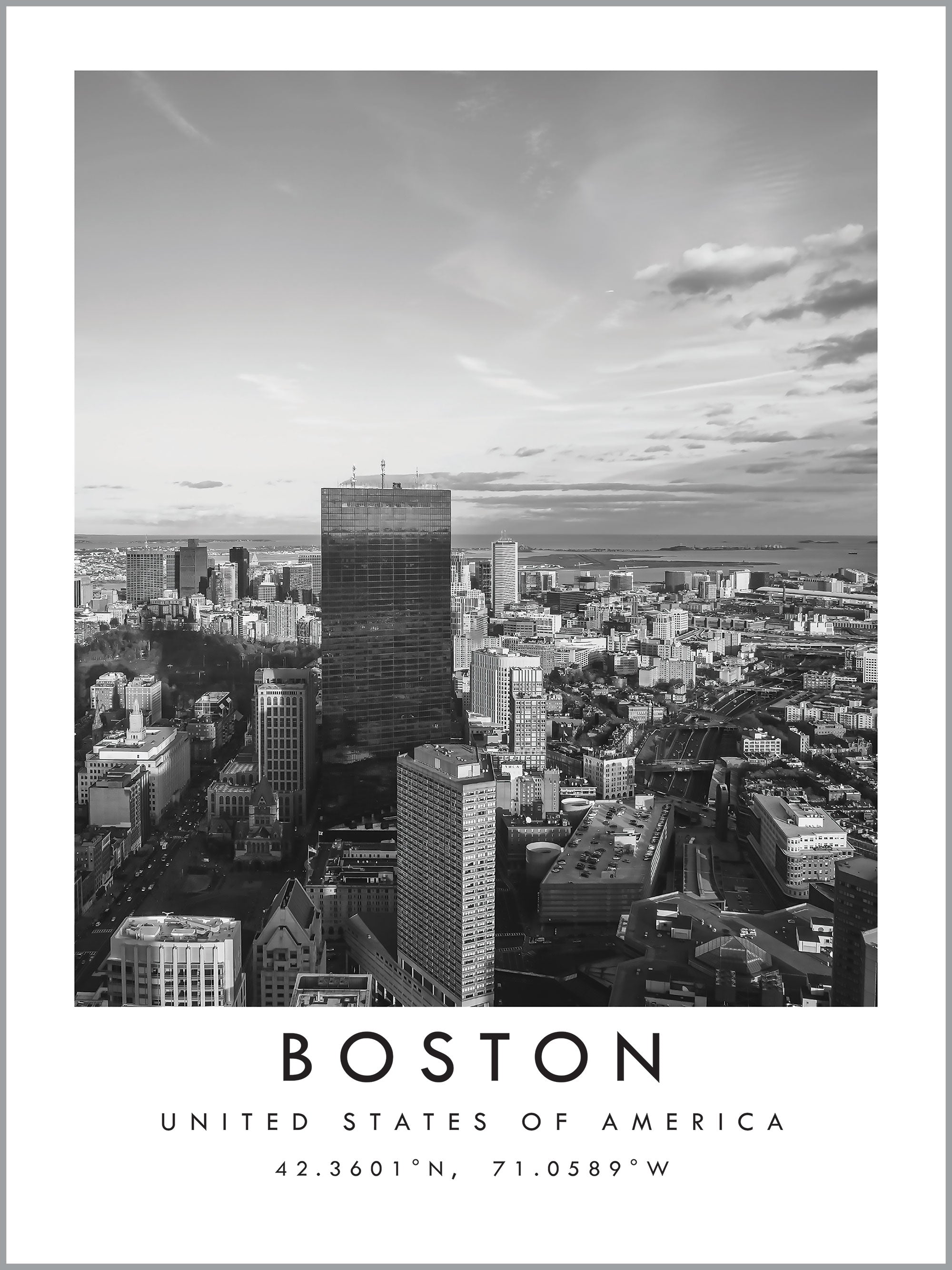 Boston Travel Print