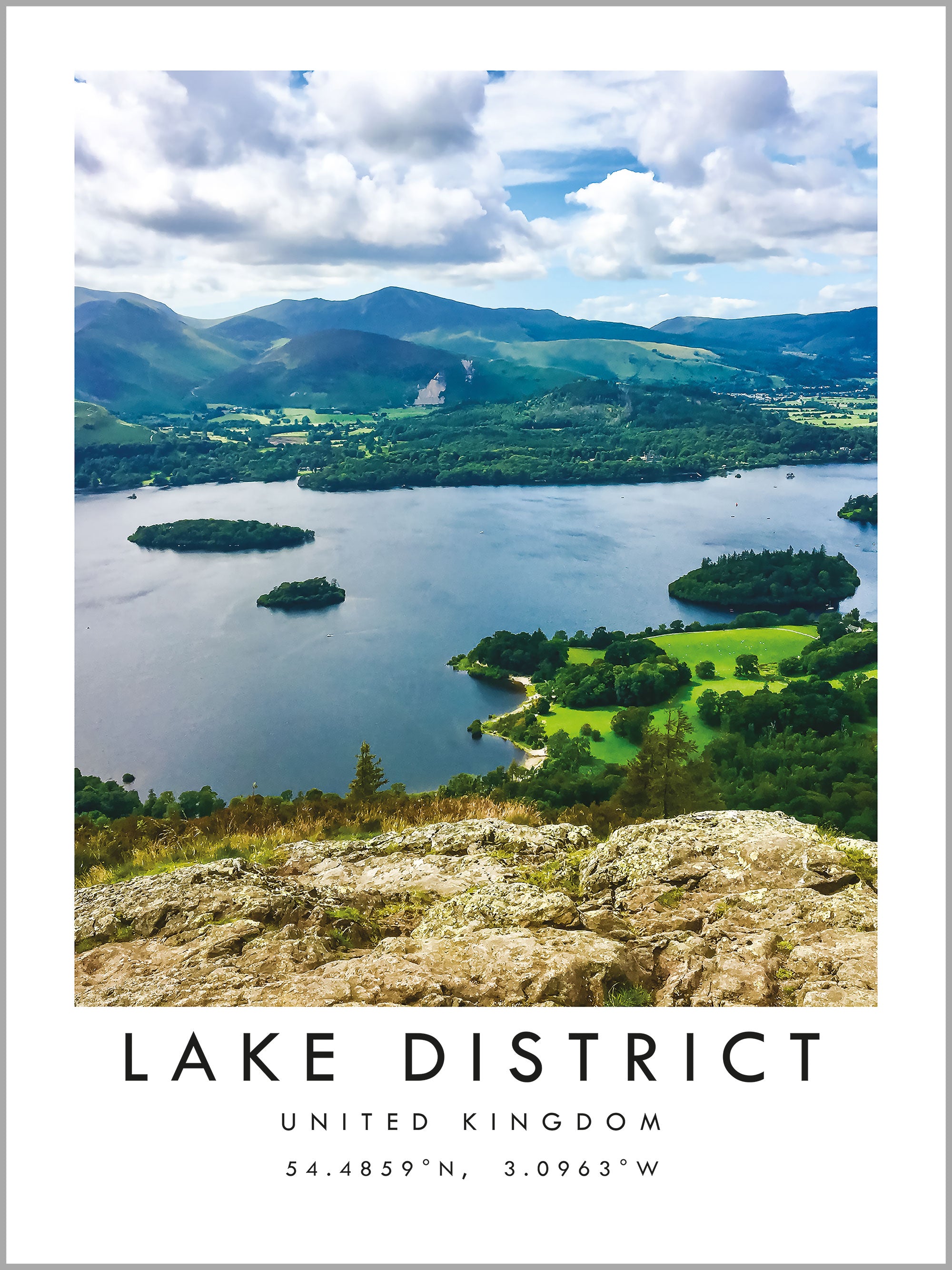 Lake District Travel Print
