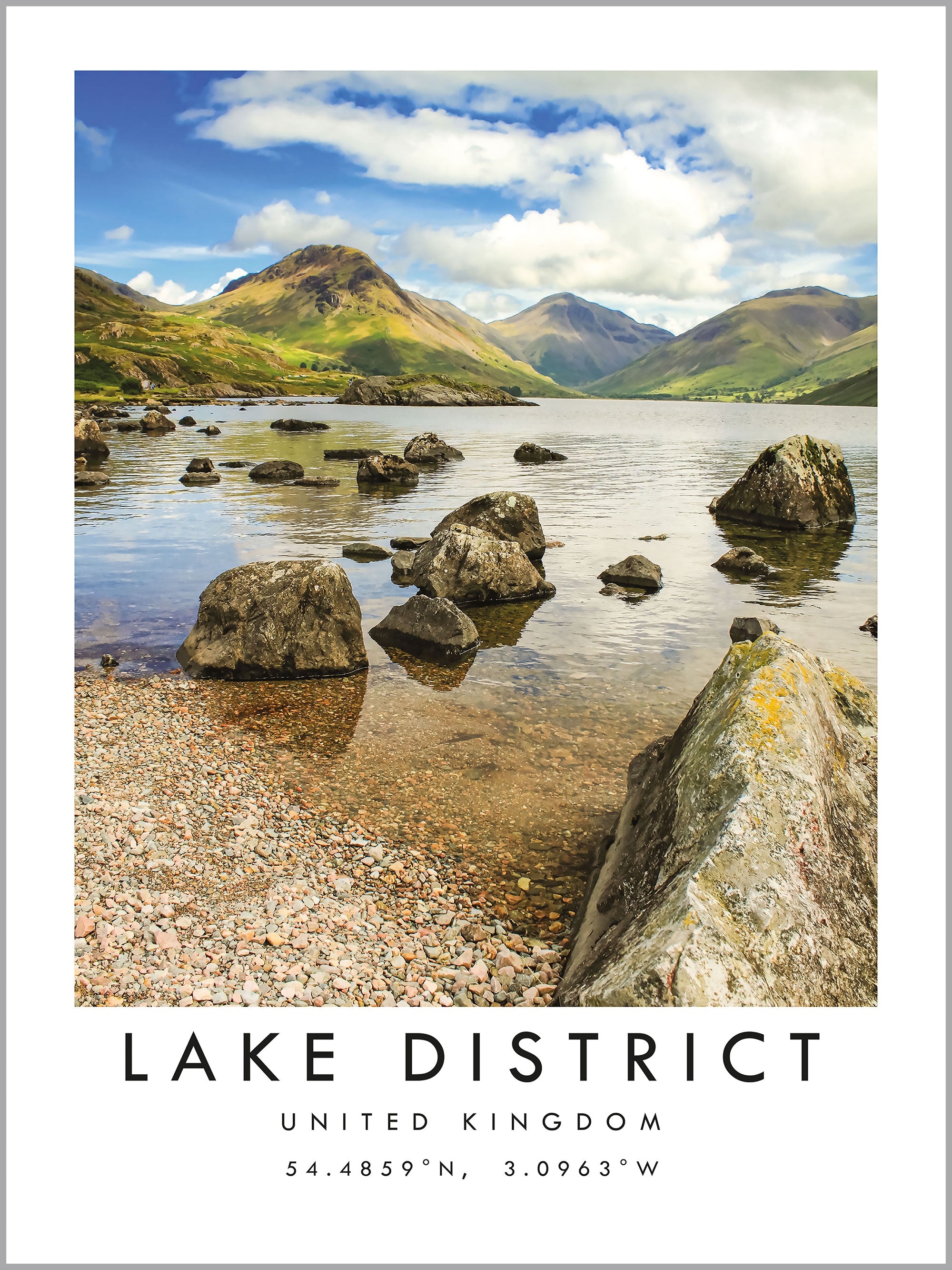 Lake District Travel Print