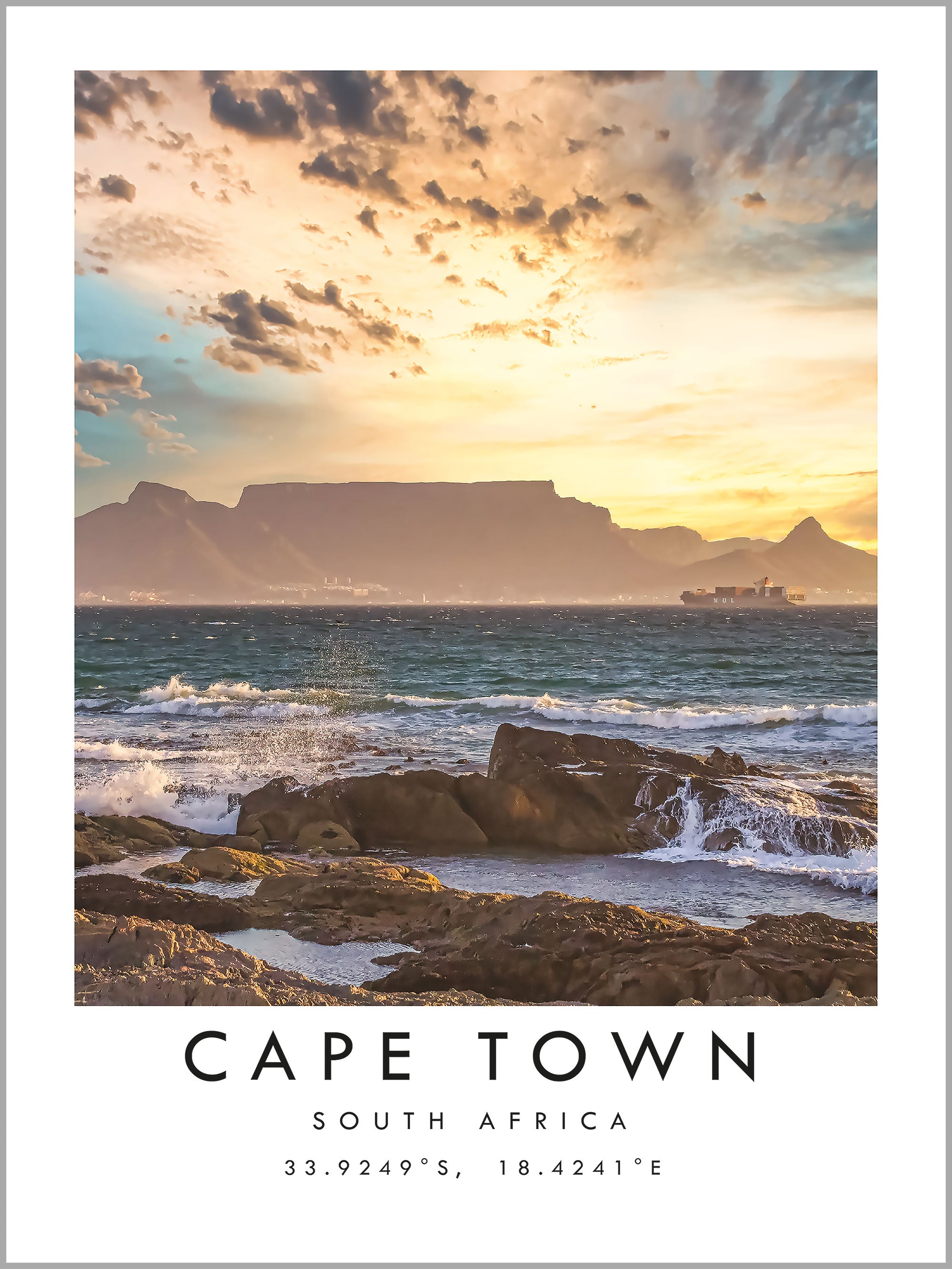 Cape Town Travel Print