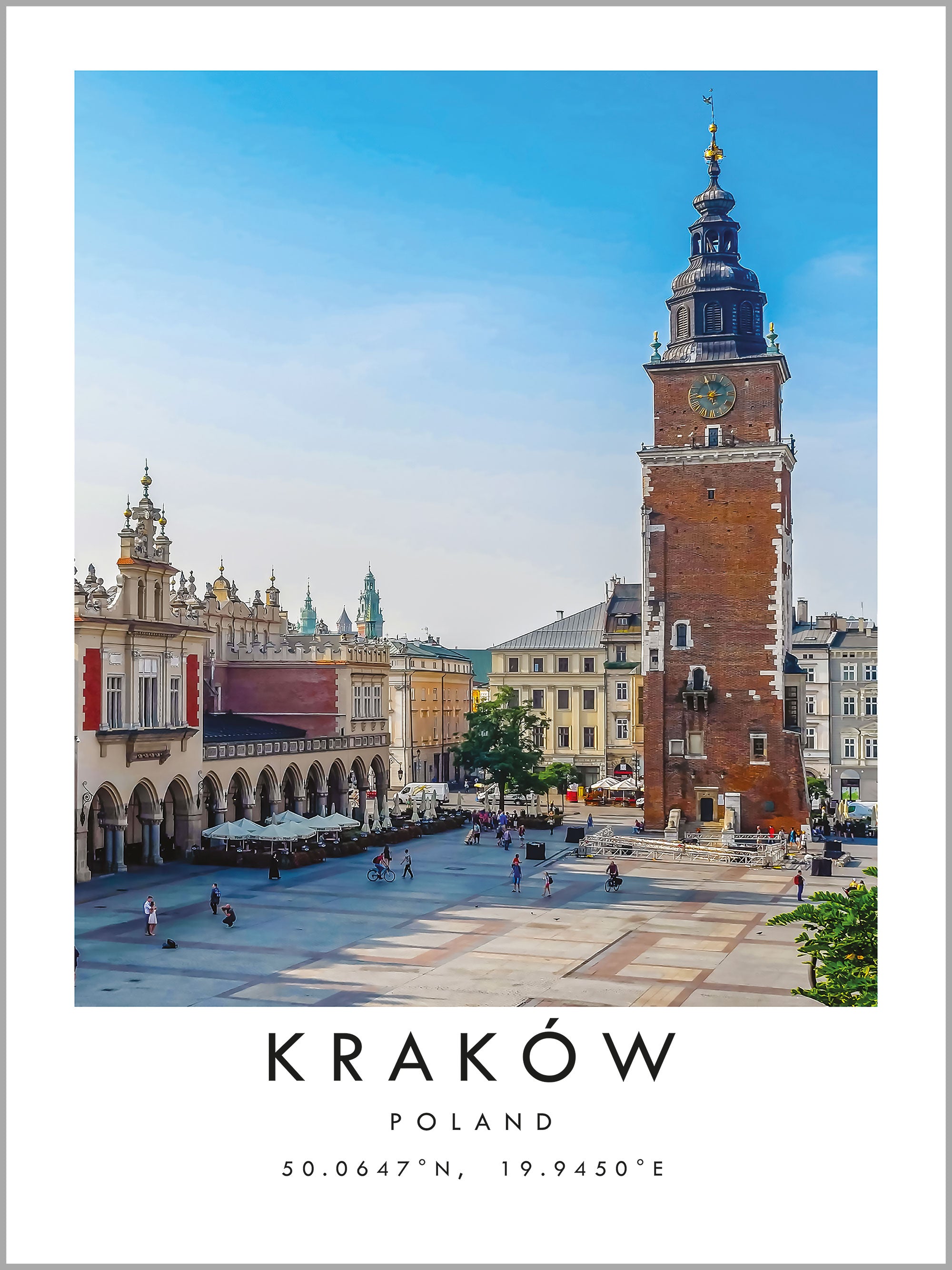 Krakow Travel Print